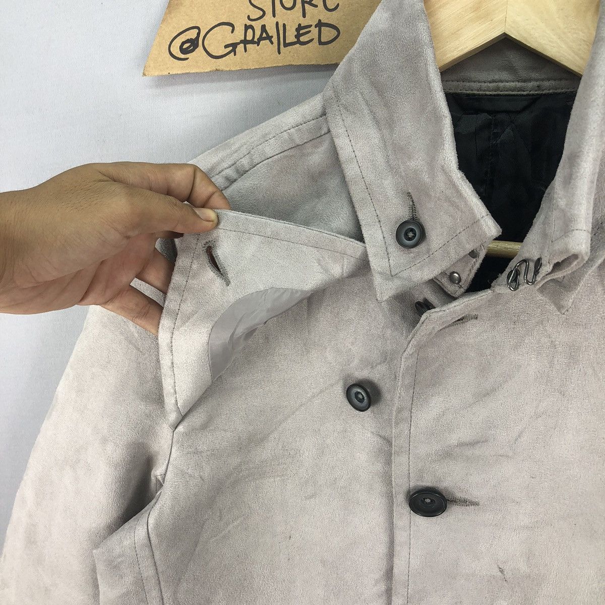 Nicole Club Vintage Nicole Club For Men Thinsulate Moleskine Long Jacket Size US S / EU 44-46 / 1 - 7 Thumbnail