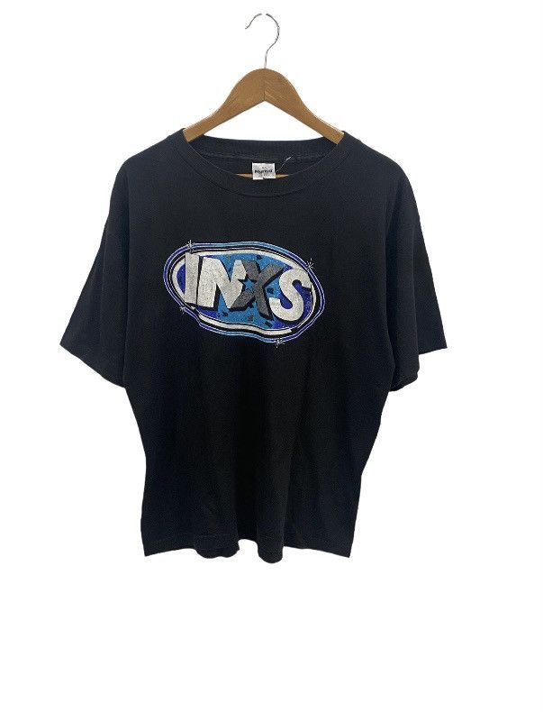 Band Tees ✅ VINTAGE INXS new wave band USA tee shirt Size US L / EU 52-54 / 3 - 2 Thumbnail
