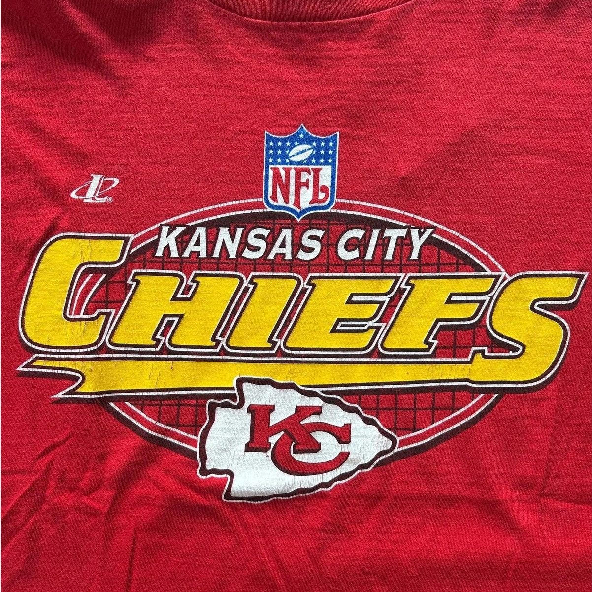 Logo Athletic Vintage Kansas City Chiefs Logo Athletic Red T Shirt Size L Size US L / EU 52-54 / 3 - 2 Thumbnail