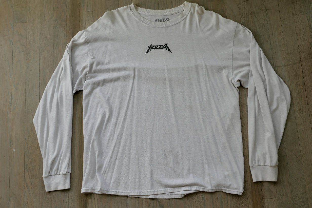 Kanye West Yeezus Tour Merch Long Sleeve Shirt Size US XL / EU 56 / 4 - 2 Thumbnail