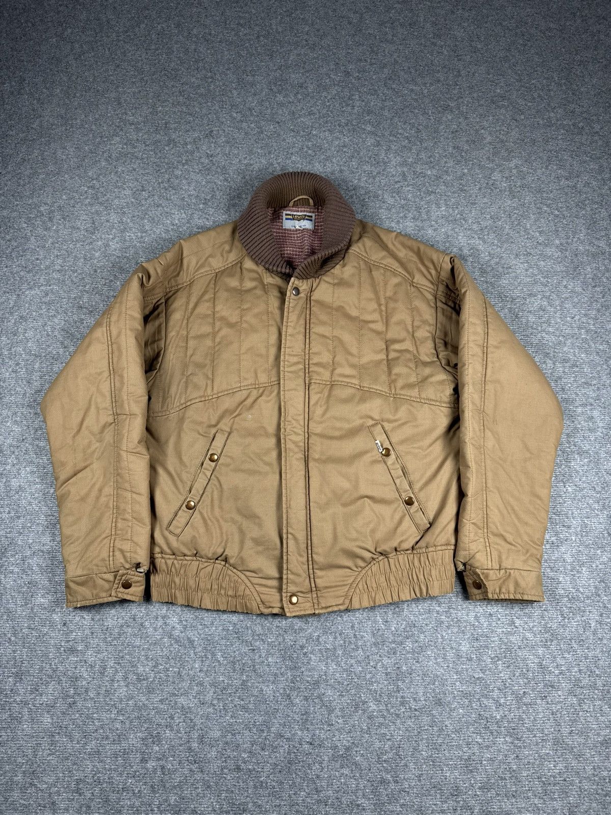 Japanese Brand × Levi's × Vintage Vintage Levis bomber jacket detroit style Size US M / EU 48-50 / 2 - 1 Thumbnail