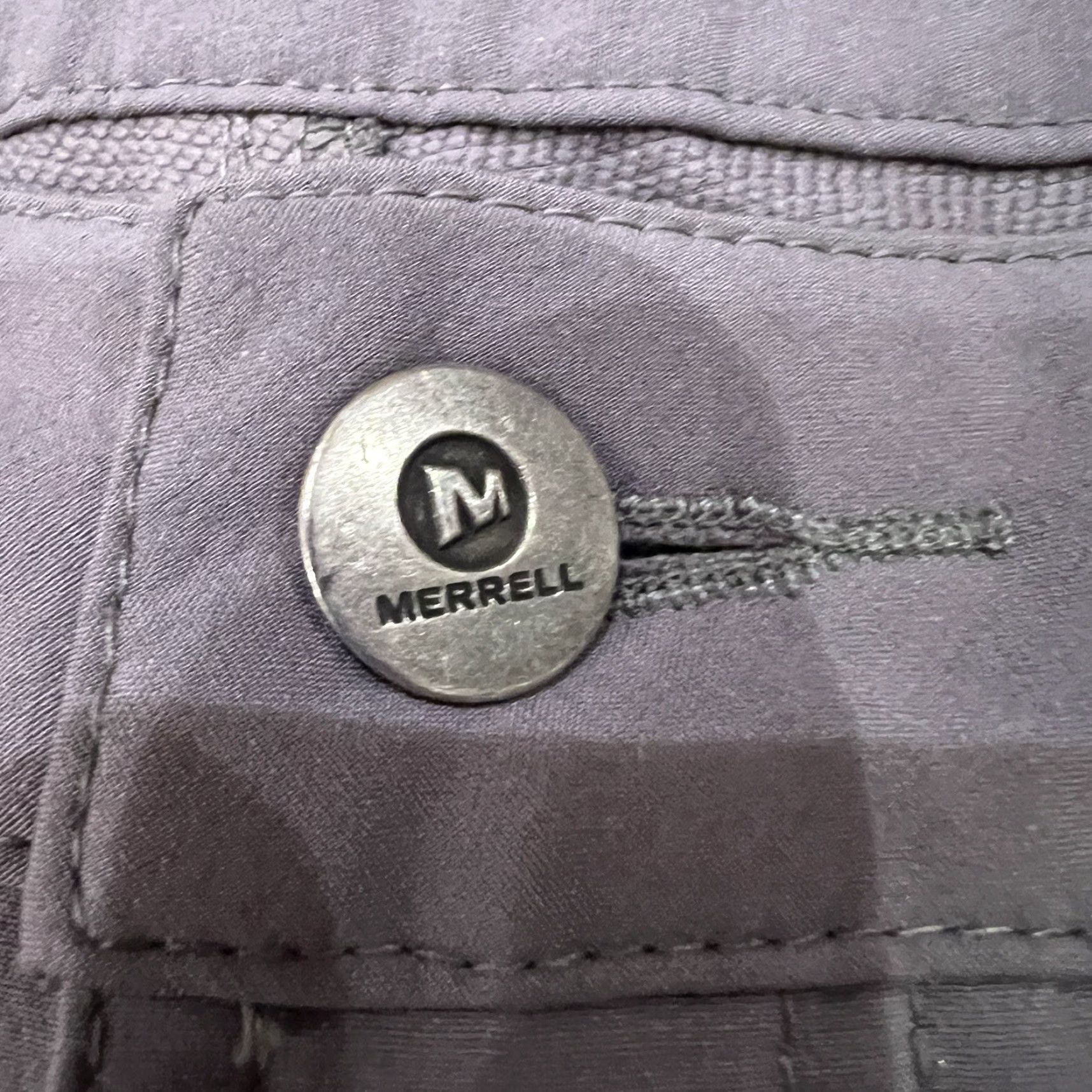 Merrell Merrell Men’s Cotton Chino Pants Size 34 Gray Outdoor Hiking Travel Straight Leg Size US 34 / EU 50 - 4 Thumbnail