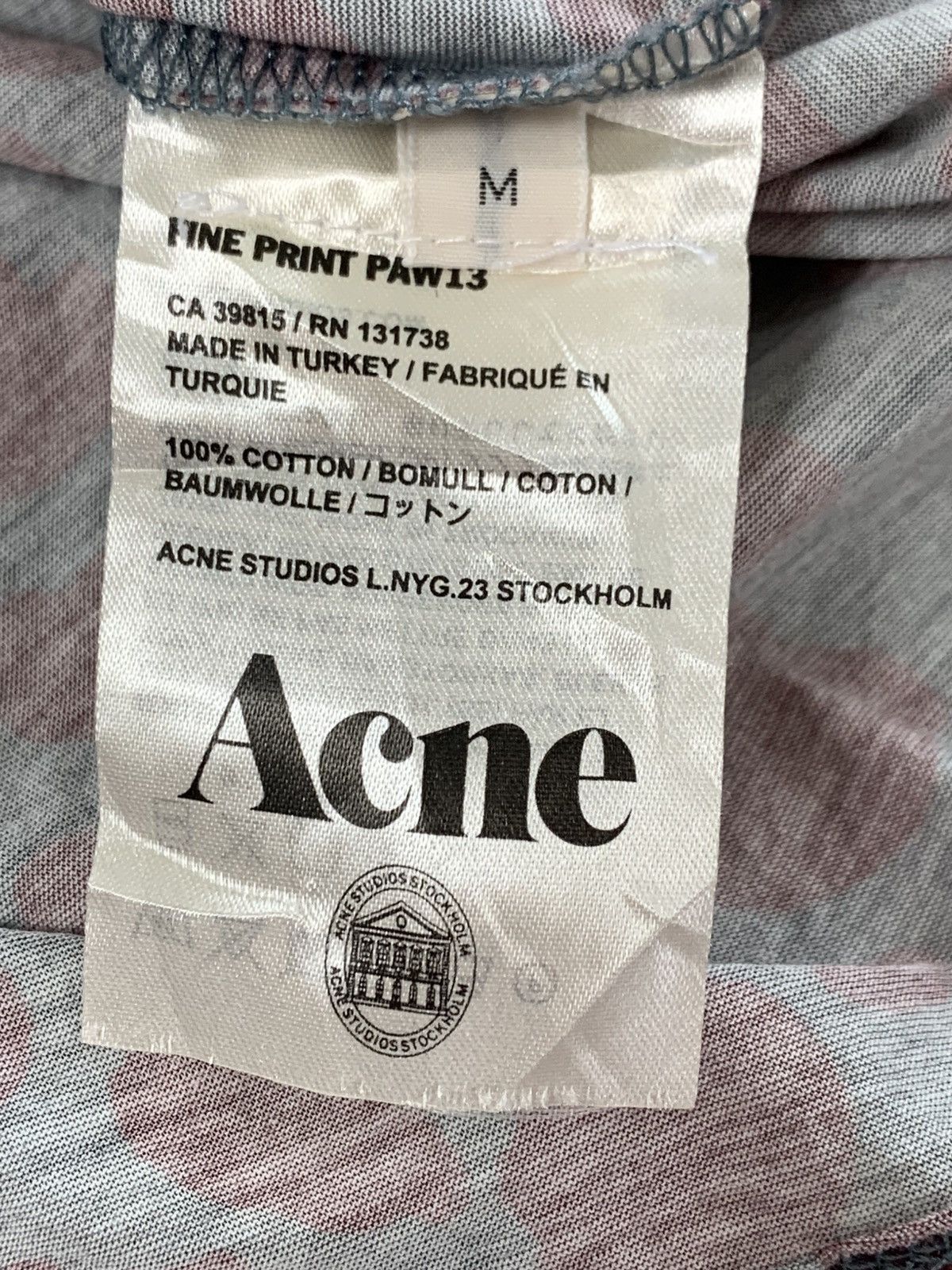 Acne Studios acne studios fine print paw12 Size M / US 6-8 / IT 42-44 - 6 Thumbnail