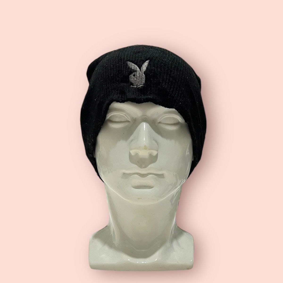 Playboy × Vintage VINTAGE PLAYBOY SILVER BUNNY LOGO BEANIE Size ONE SIZE - 10 Thumbnail