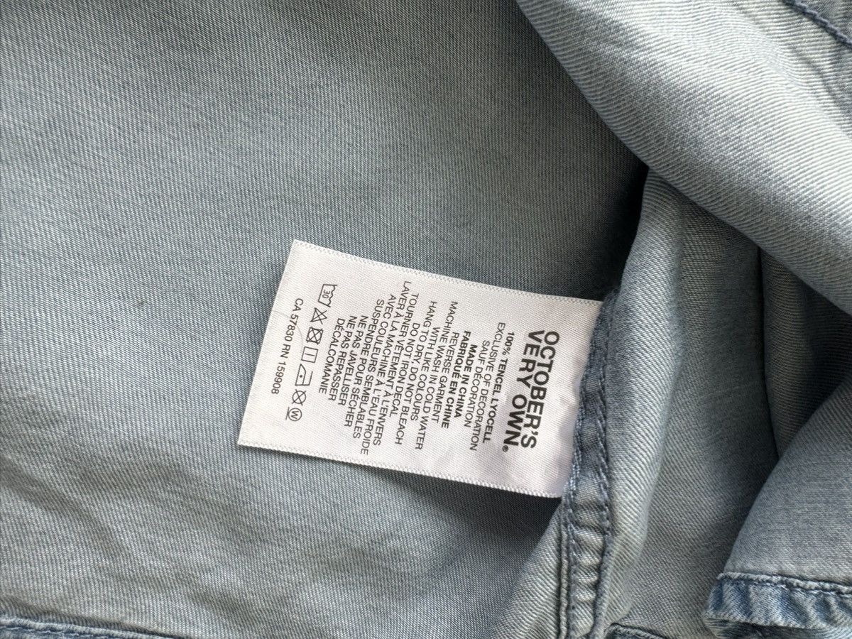October's Very Own OVO Denim Shirt Size US L / EU 52-54 / 3 - 5 Thumbnail