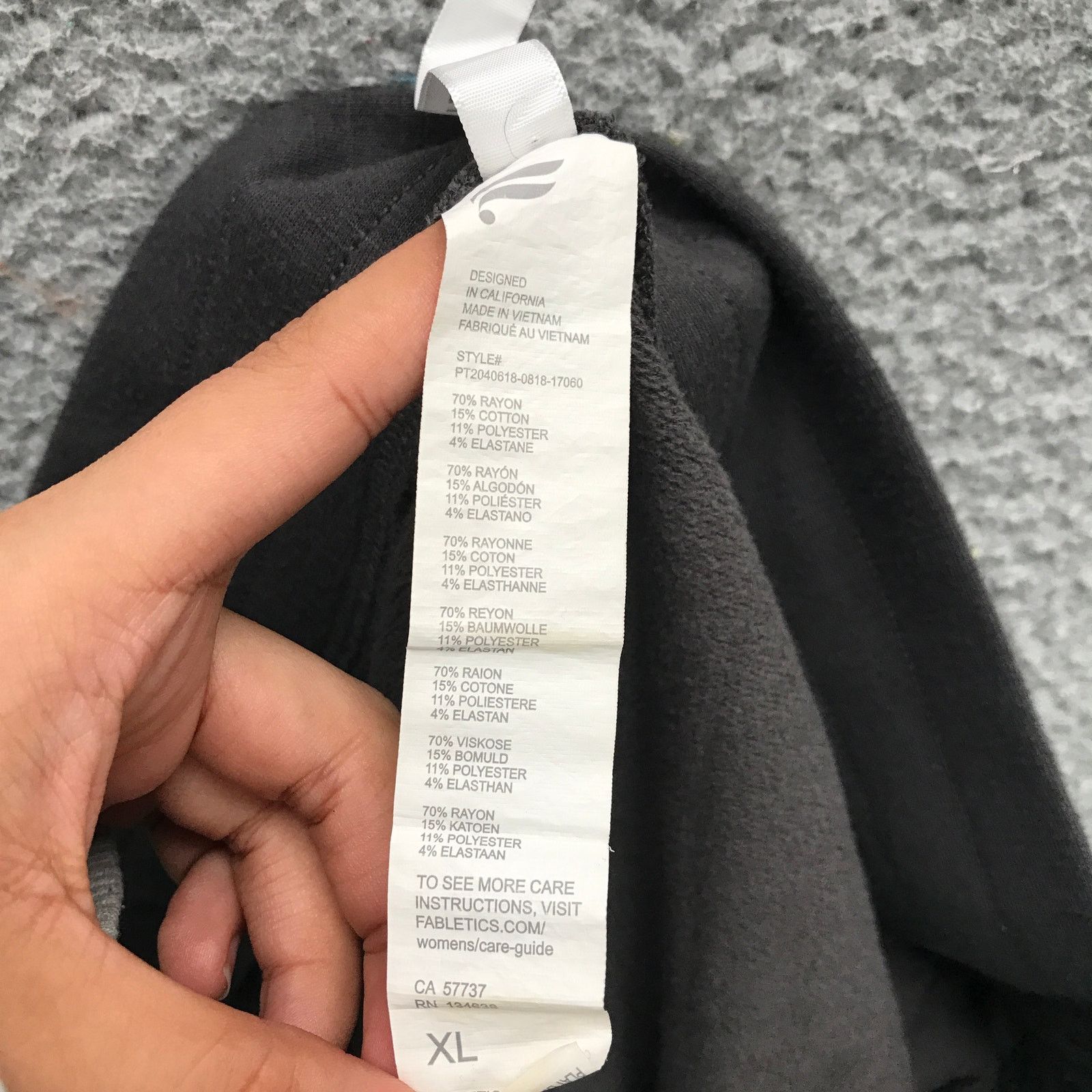 Fabletics Fabletics Jogger Sweatpants Womens XL Pockets Gray Size 34" / US 12 / IT 48 - 3 Thumbnail