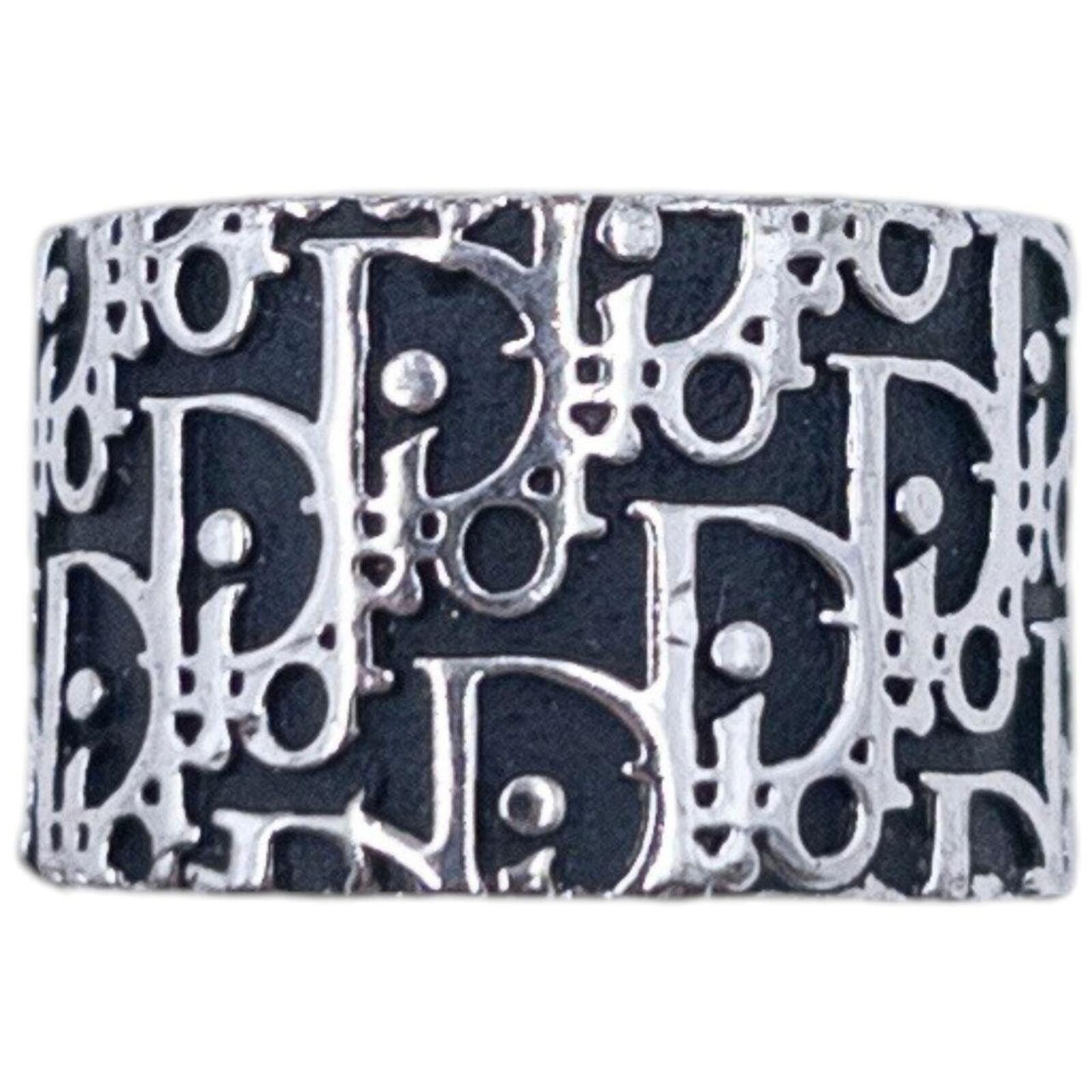 Dior Vintage 2000s Dior By John Galliano Monogram Number Ring Size ONE SIZE - 5 Thumbnail