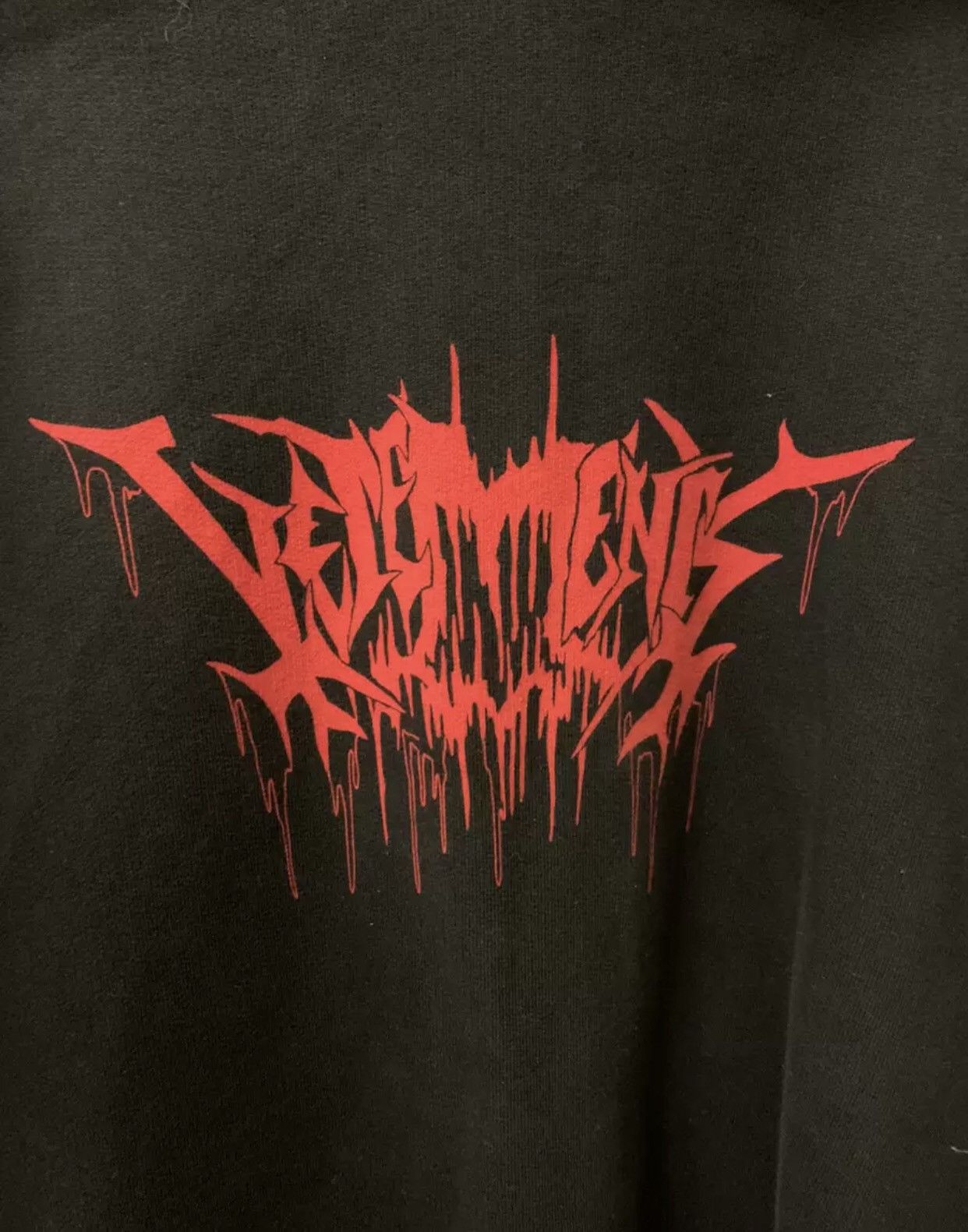 Vetements Vetements 18ss blood drop Sanskrit thick sweatshirt 2412- Size US XS / EU 42 / 0 - 3 Thumbnail