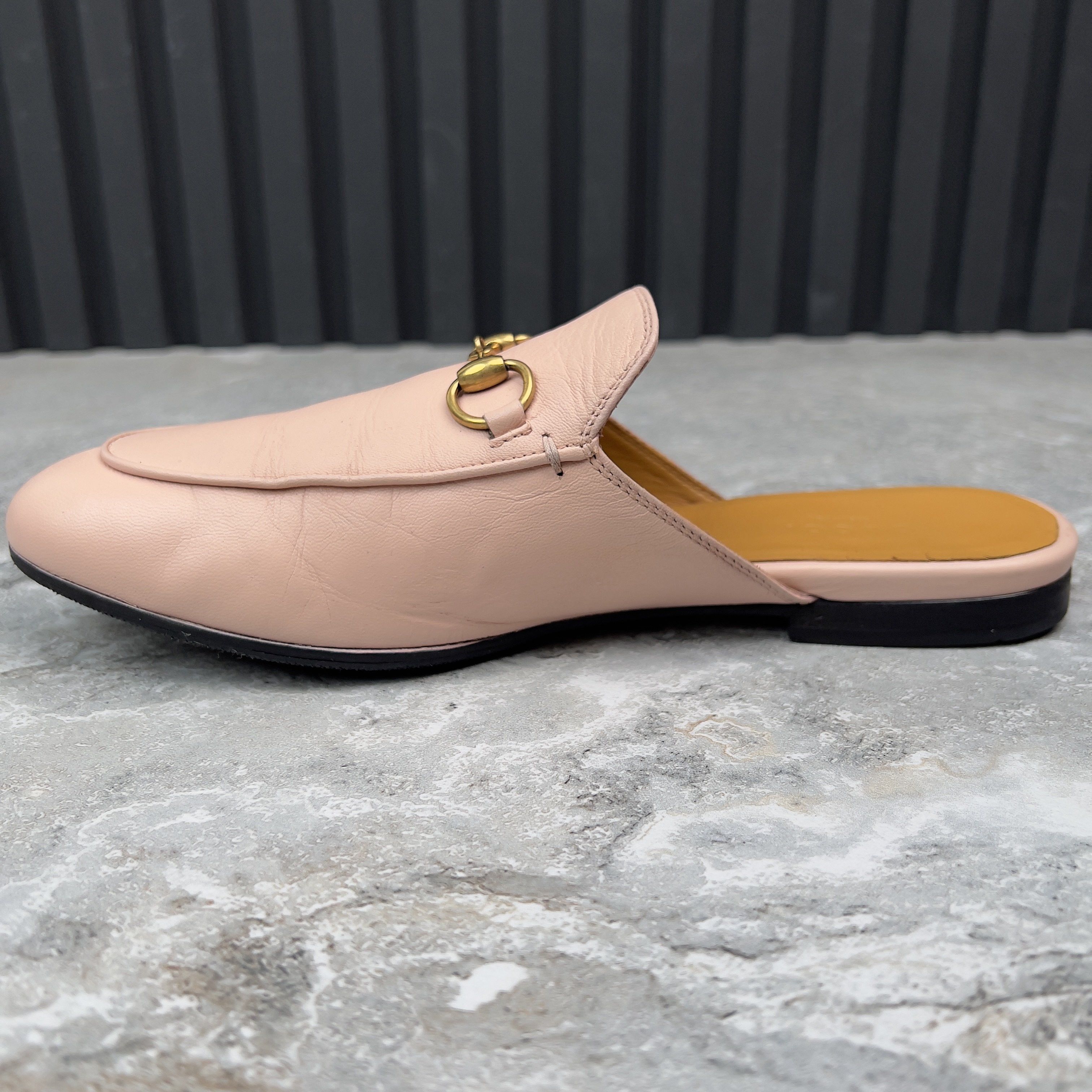 Gucci Princetown Horsebit Slipper Mule Leather Size US 7 / IT 37 - 5 Thumbnail