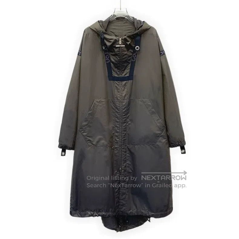 Louis Vuitton Louis Vuitton Grey-brown logo laser letter hooded zip-up l Size US S / EU 44-46 / 1 - 1 Thumbnail