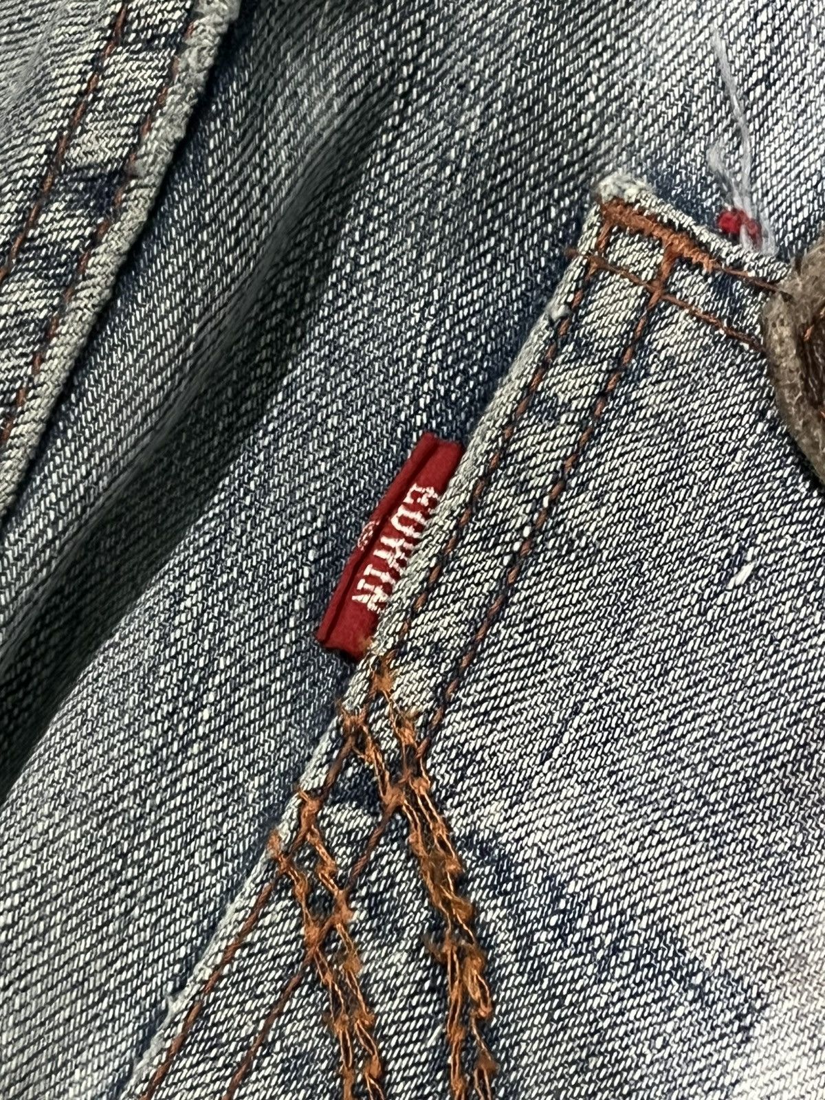Edwin Vintage Japanese Brand Edwin Blue Way Distressed Loose Jeans Size US 32 / EU 48 - 8 Thumbnail
