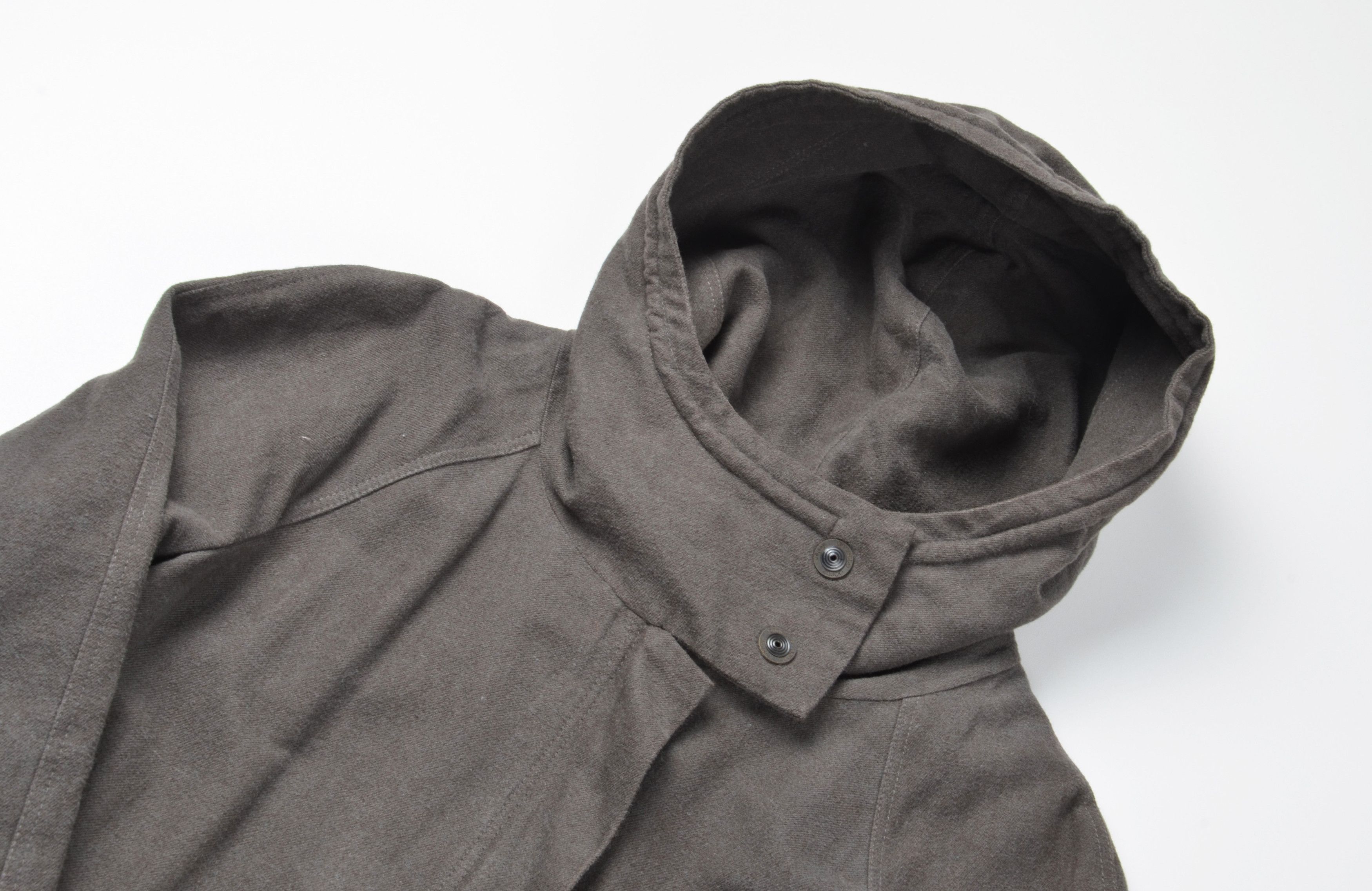 Annette Gortz Annette Gortz Avant Garde Hooded Oversized A-Line Coat Size XS / US 0-2 / IT 36-38 - 2 Thumbnail