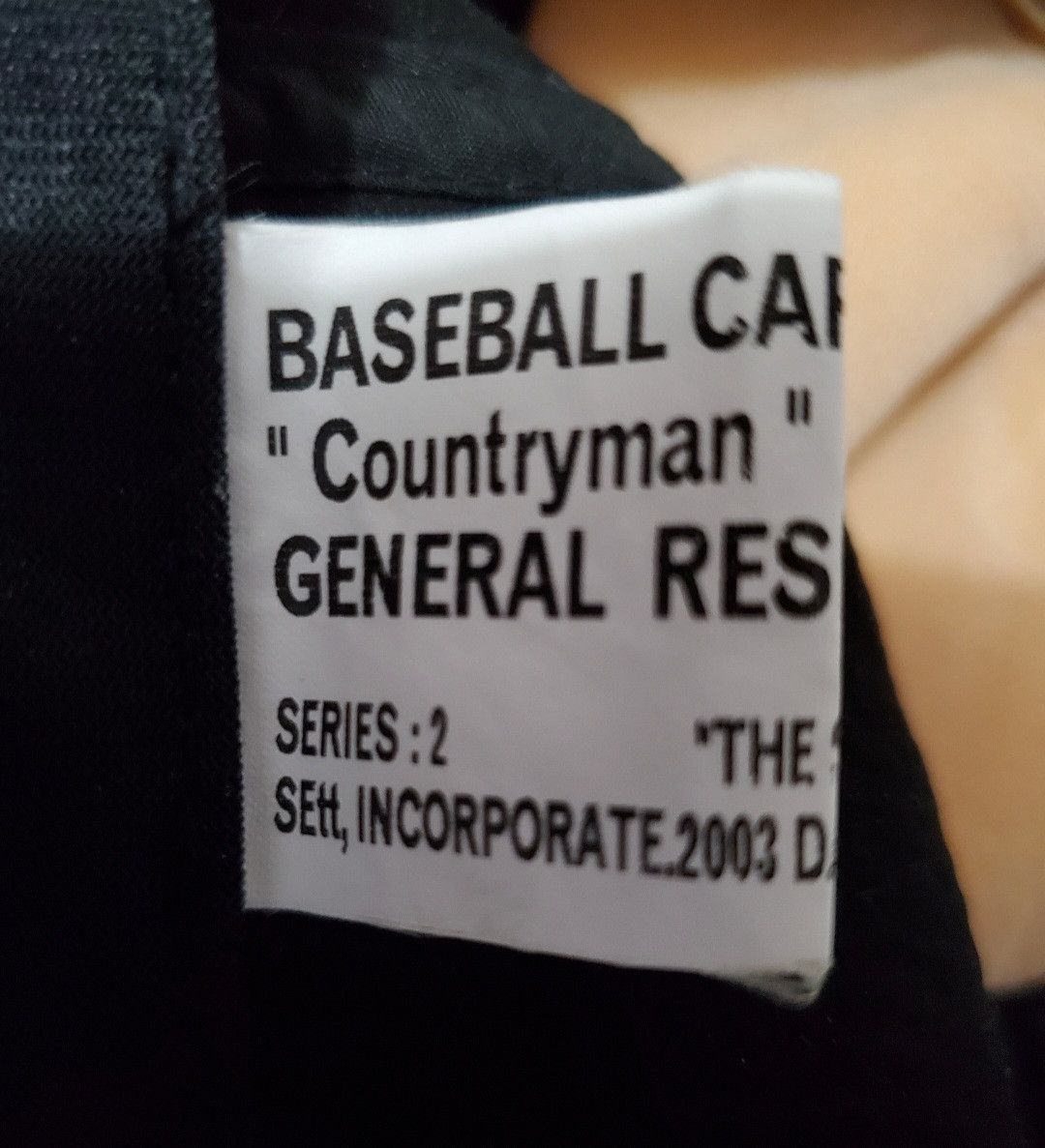 General Research 2003 "Countryman" Red Check Pattern Wool Baseball Cap Size ONE SIZE - 4 Thumbnail