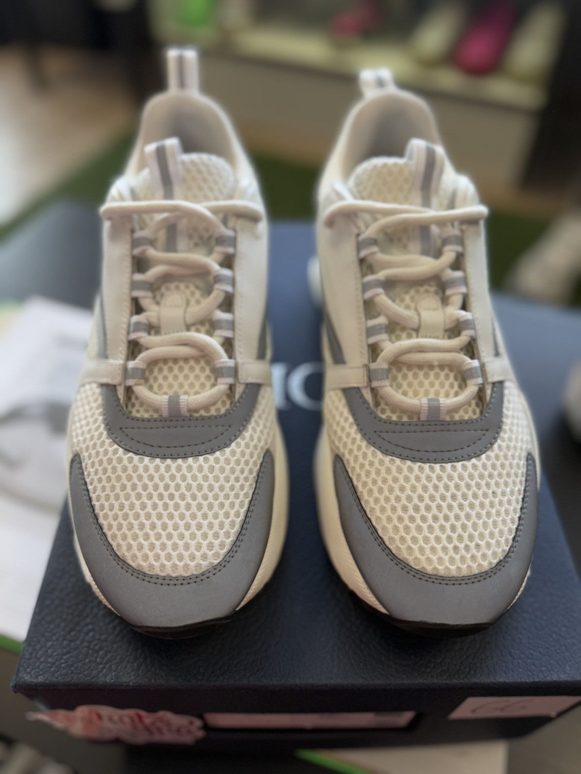 Dior Dior B22 White Low Top Sneakers Size 43EU/10US Size US 10 / EU 43 - 5 Thumbnail