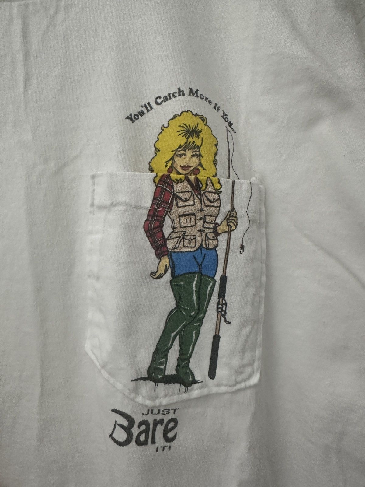 Vintage Vintage Just Bare It T-shirt Size US L / EU 52-54 / 3 - 3 Thumbnail