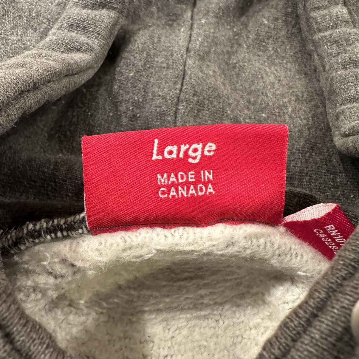 Supreme 2001 Dark Grey Box Logo Hoodie Size US L / EU 52-54 / 3 - 3 Thumbnail