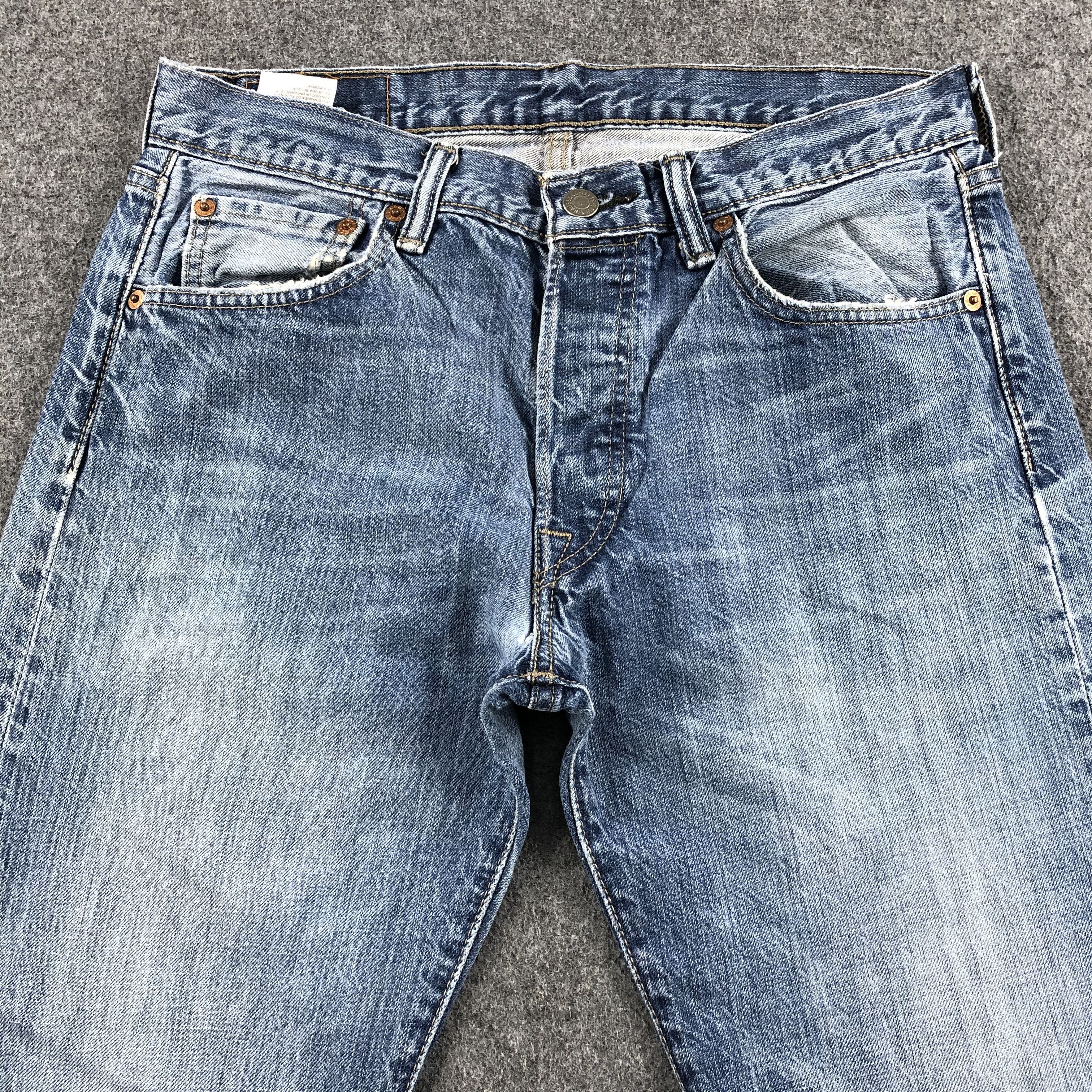 Levi's Vintage Blue Wash Levis 501 Jeans-J1522 Size US 31 - 3 Thumbnail