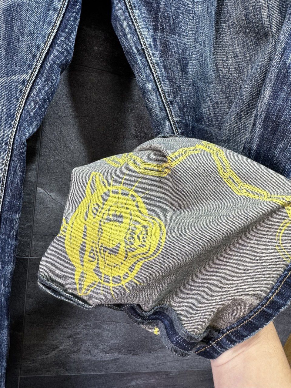 Christian Audigier Christian Audigier Ed Hardy Denim Jeans Pants Men’s Size 34 Size US 34 / EU 50 - 24 Thumbnail
