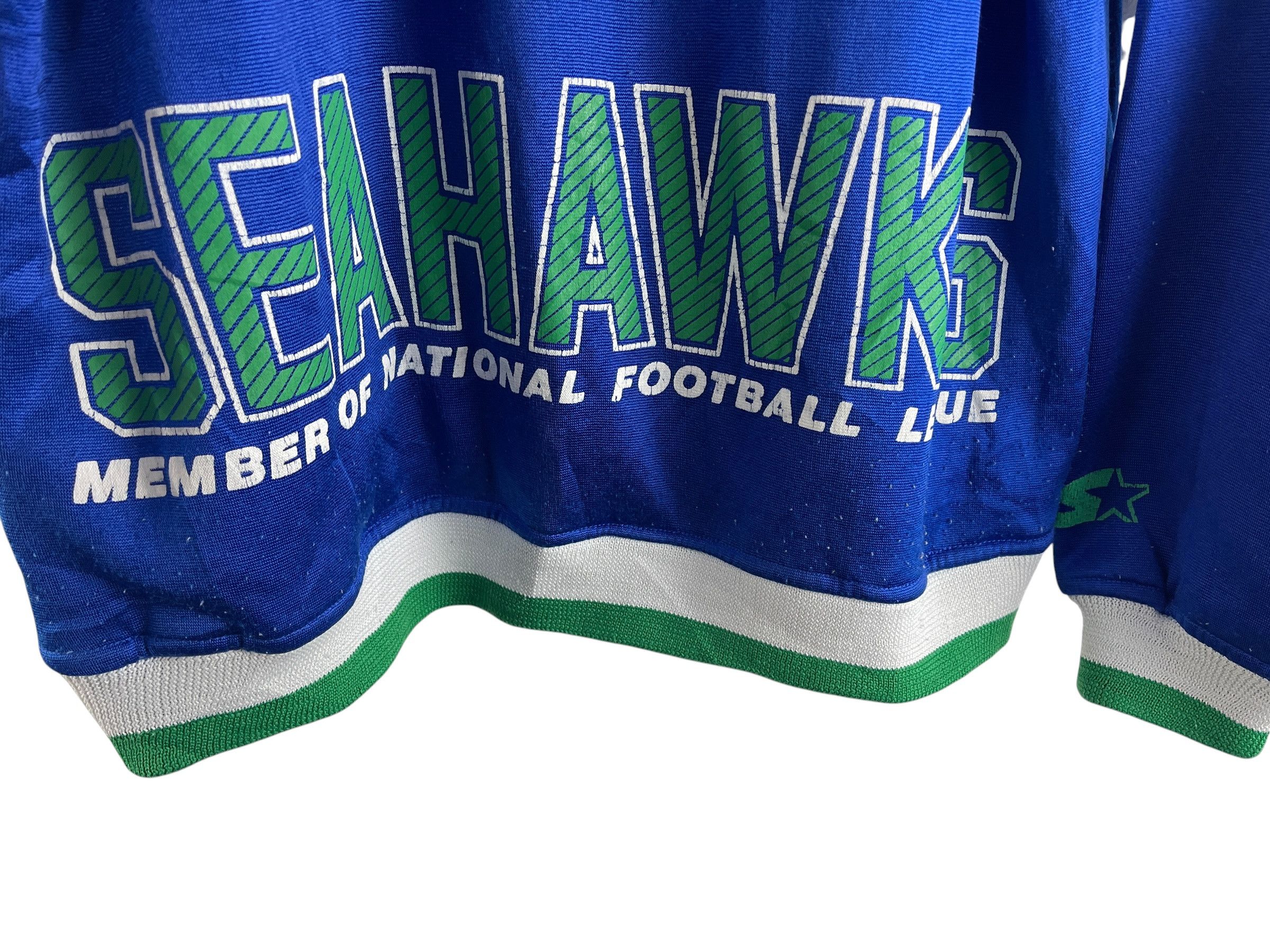 Starter Vintage Starter Seattle Seahawks Crewneck Sweatshirt NFL Size US L / EU 52-54 / 3 - 9 Thumbnail