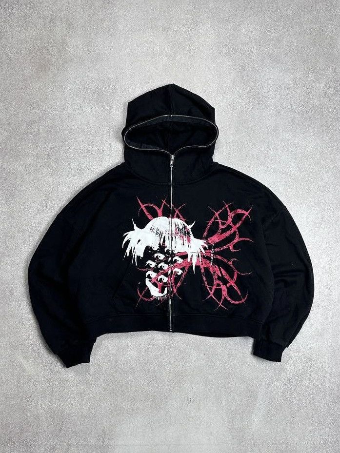 Other Vintage Y2K Closnea Rave Full Zip Hoodie Rare Affliction Size US M / EU 48-50 / 2 - 1 Thumbnail