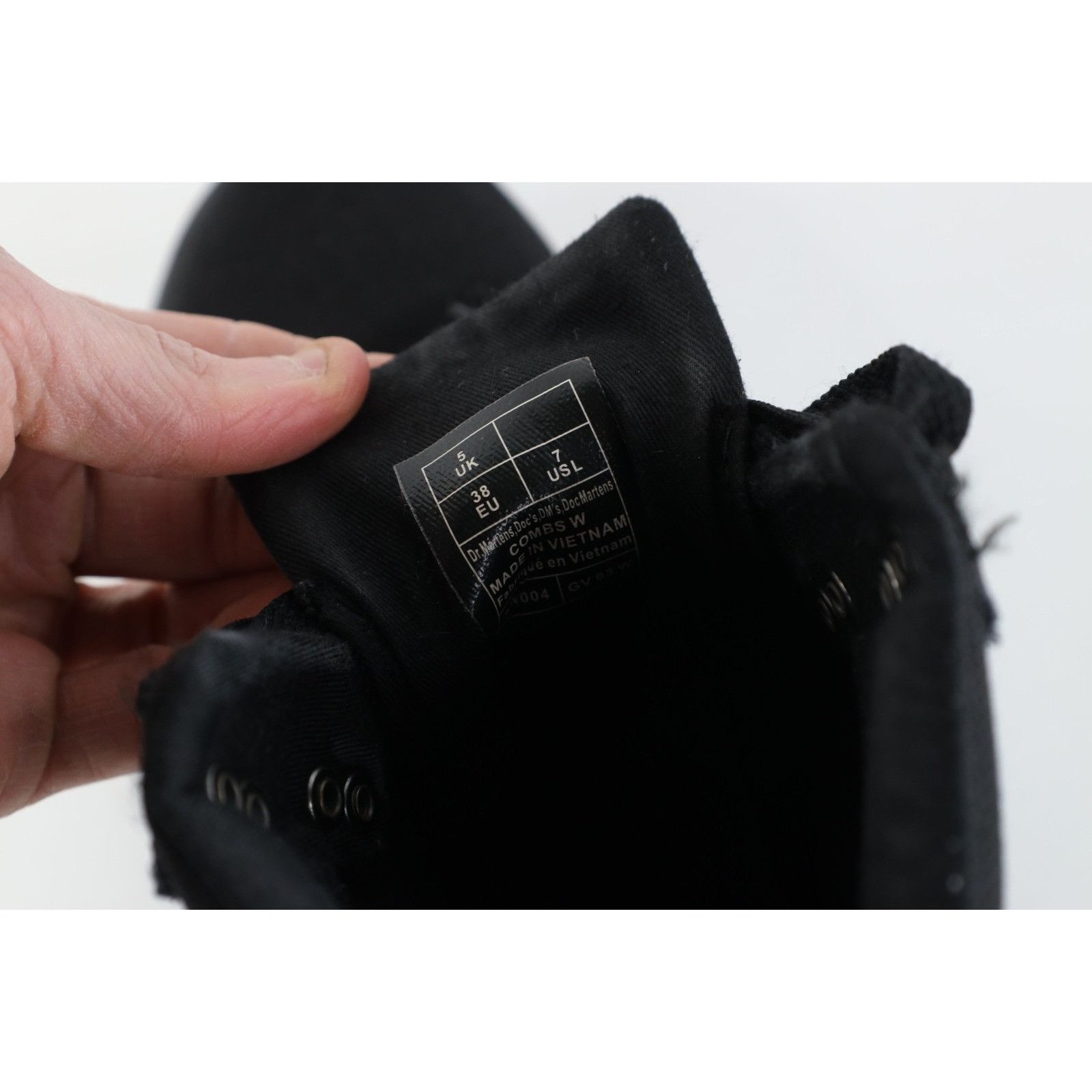 Dr. Martens Vintage Y2K Dr Martens Ballistic Nylon Combs Combat Boots Size US 7 / IT 37 - 8 Thumbnail