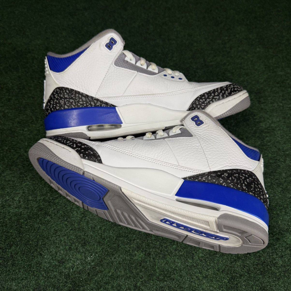 Jordan Brand Air Jordan 3 retro “Racer Blue” Size US 12 / EU 45 - 3 Thumbnail