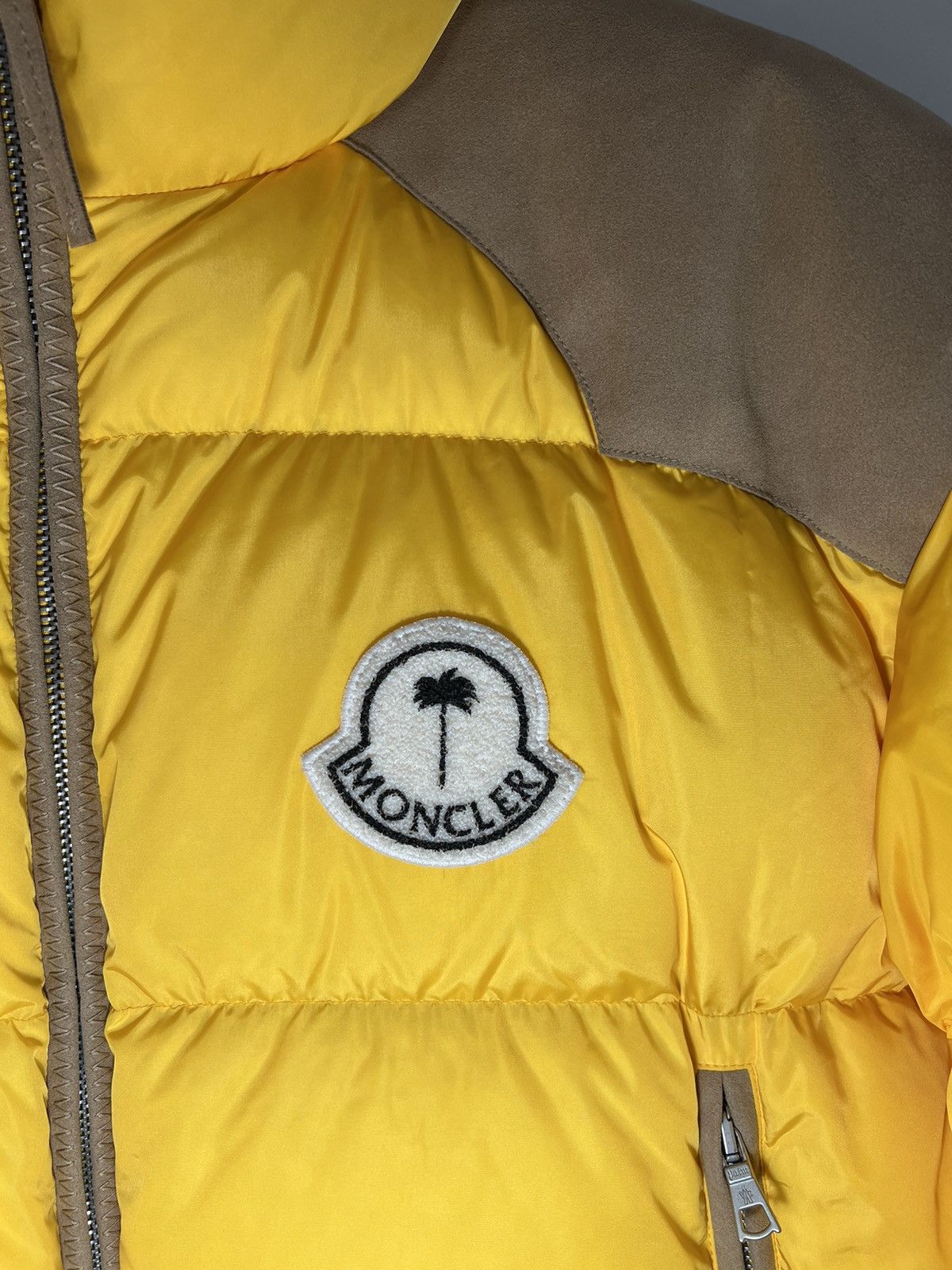 Moncler × Palm Angels Moncler x Palm Angels Kelsey Puffer Jacket Size US XL / EU 56 / 4 - 4 Thumbnail
