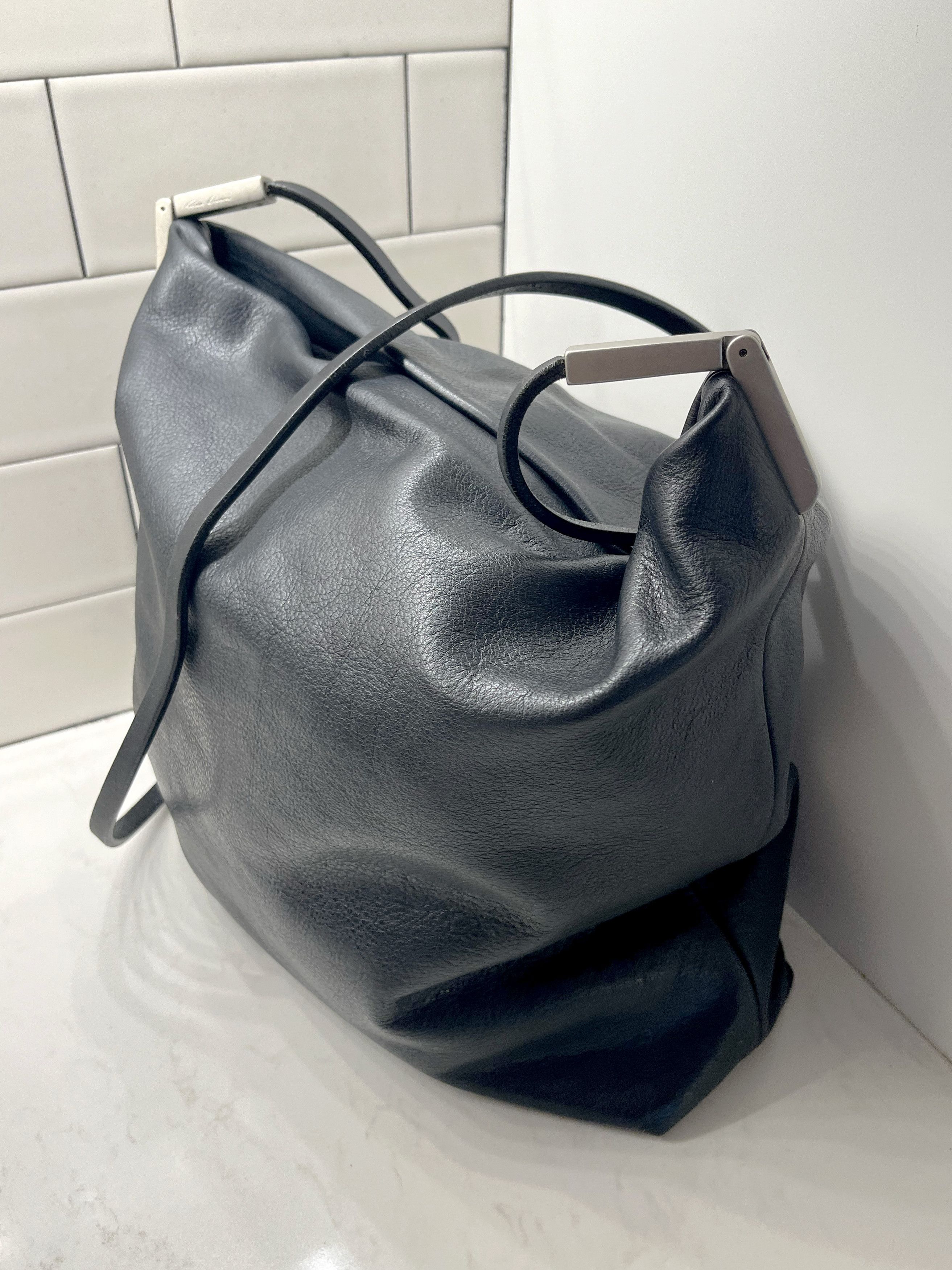 Rick Owens Big Adri Leather Bag Size ONE SIZE - 3 Thumbnail