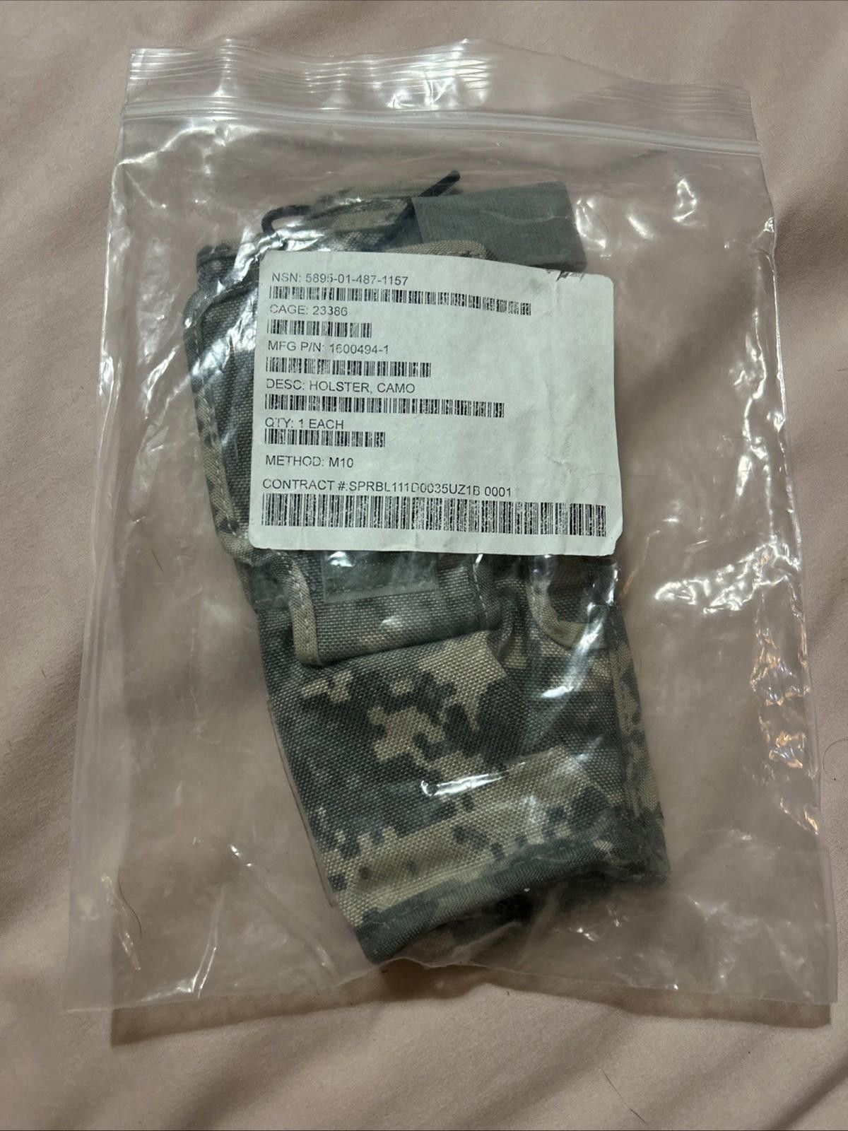 Thames Thales ACU MBITR Radio Holster 23386 Assy ACU Tactical Pouch Size ONE SIZE - 4 Thumbnail
