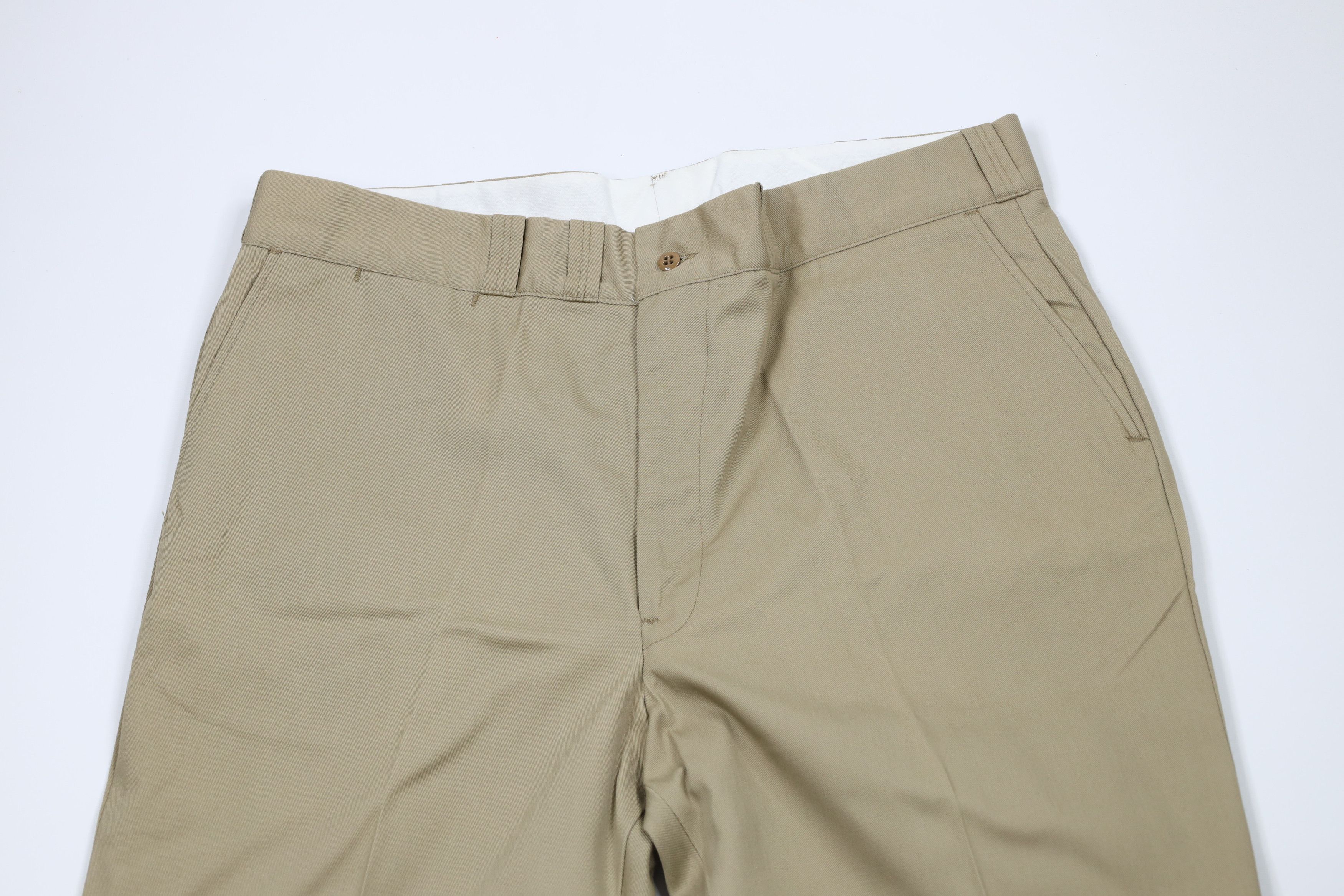 Big Mac × Vintage Deadstock Vintage 70s Big Mac Twill Wide Leg Work Pants USA Size US 38 / EU 54 - 2 Thumbnail