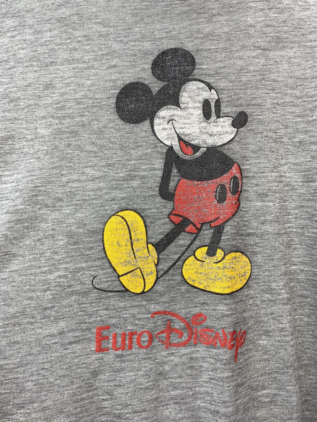 Disney × Vintage Vntg Euro Disney Mickey Mouse Cartoon NumberNine style Tee Size US S / EU 44-46 / 1 - 3 Thumbnail