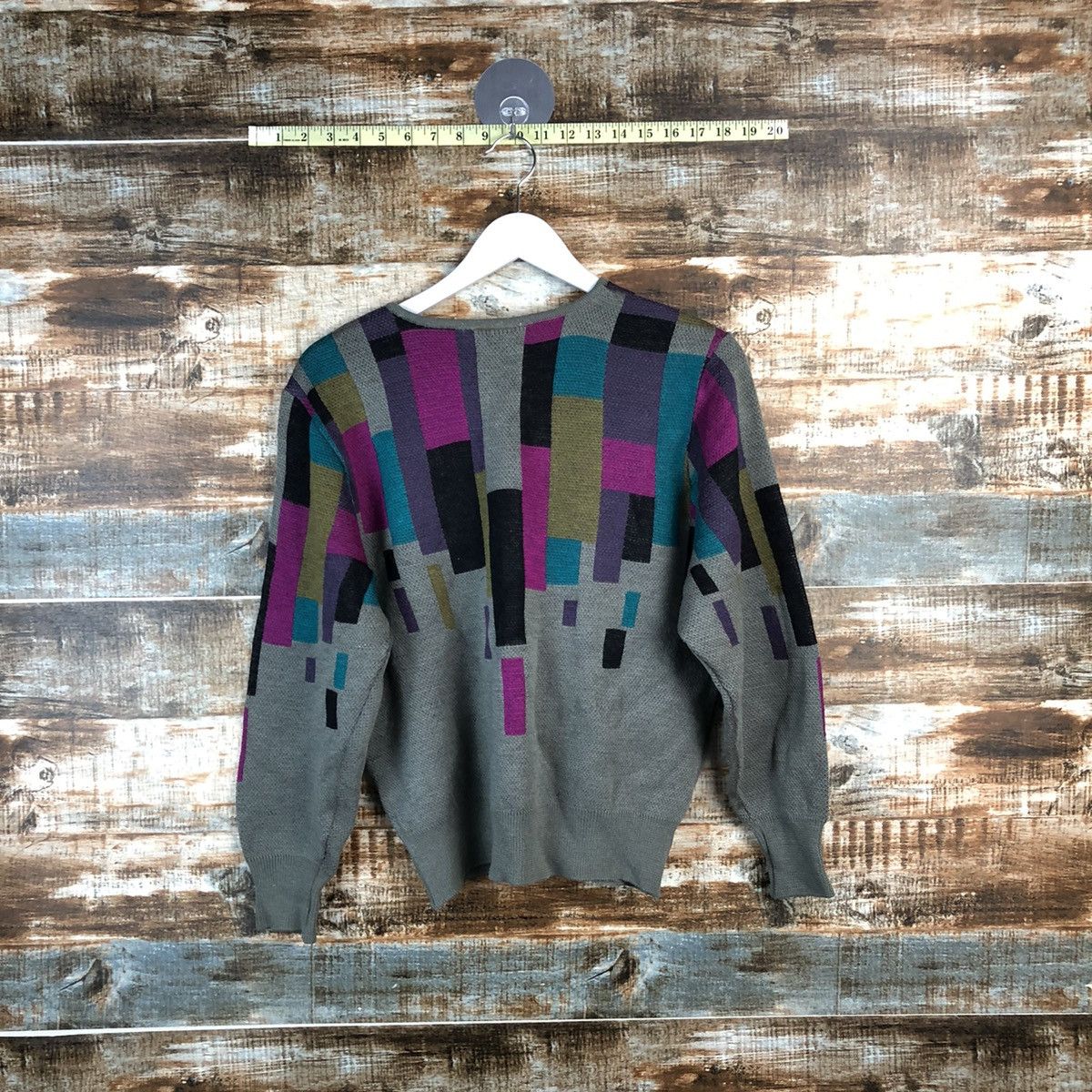 Japanese Brand DL Bel Shepree vintage art Gray Knitwear sweatshirt #C473 Size M / US 6-8 / IT 42-44 - 15 Thumbnail