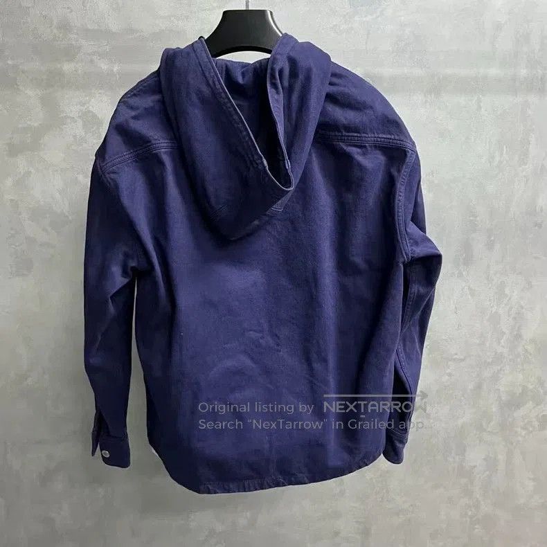 Prada Prada 2025 Blue Denim Hooded Jacket. Size US XS / EU 42 / 0 - 2 Thumbnail