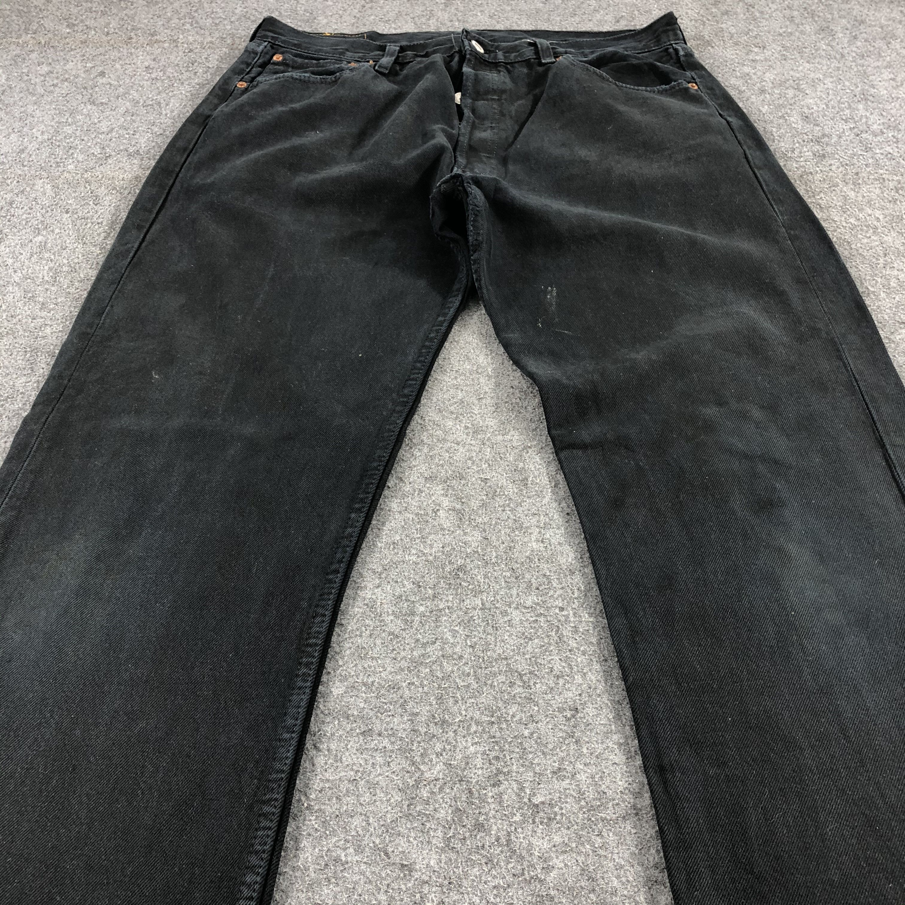 Levi's Vintage Ripped 90s Levis 501 Jeans-JM1600 Size US 34 / EU 50 - 3 Thumbnail