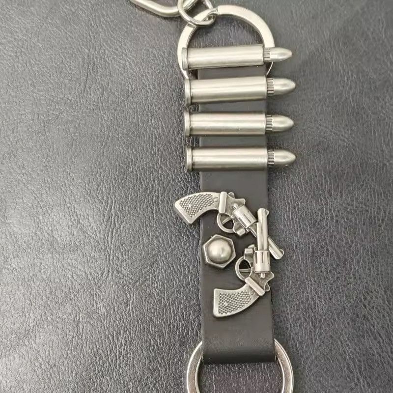 Other Revolver Bullet Row Pants Chain Leather Cover Minimalism Size ONE SIZE - 7 Thumbnail