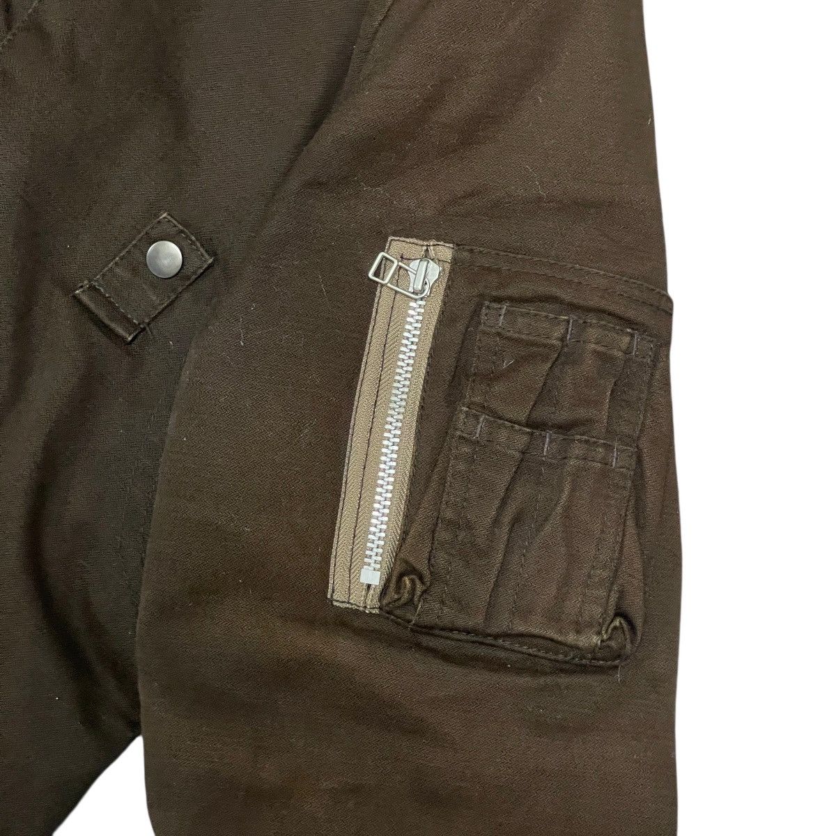 Le Grande Bleu (L.G.B.) Vintage 90s Takeo Kikuchi Army Flight Military Bomber Jacket Size US L / EU 52-54 / 3 - 11 Thumbnail