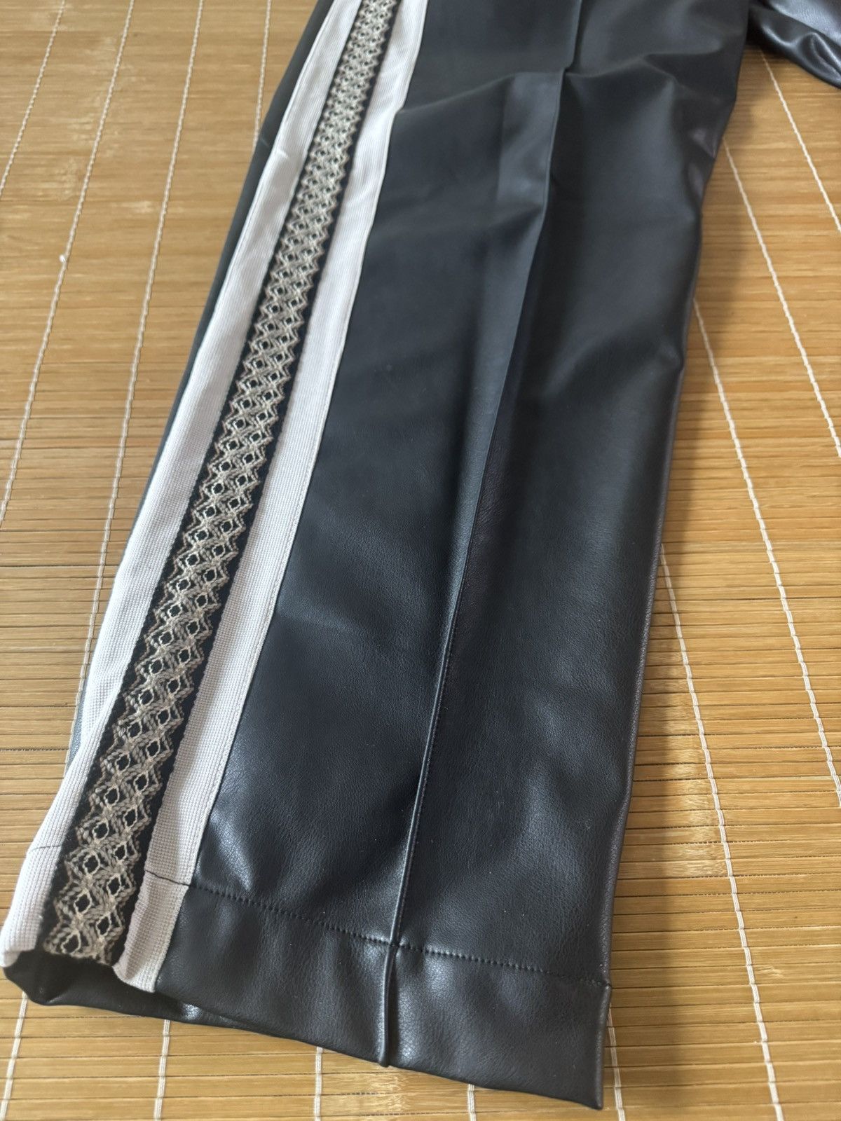 Sasquatchfabrix Black faux leather pants Size US 29 - 2 Thumbnail