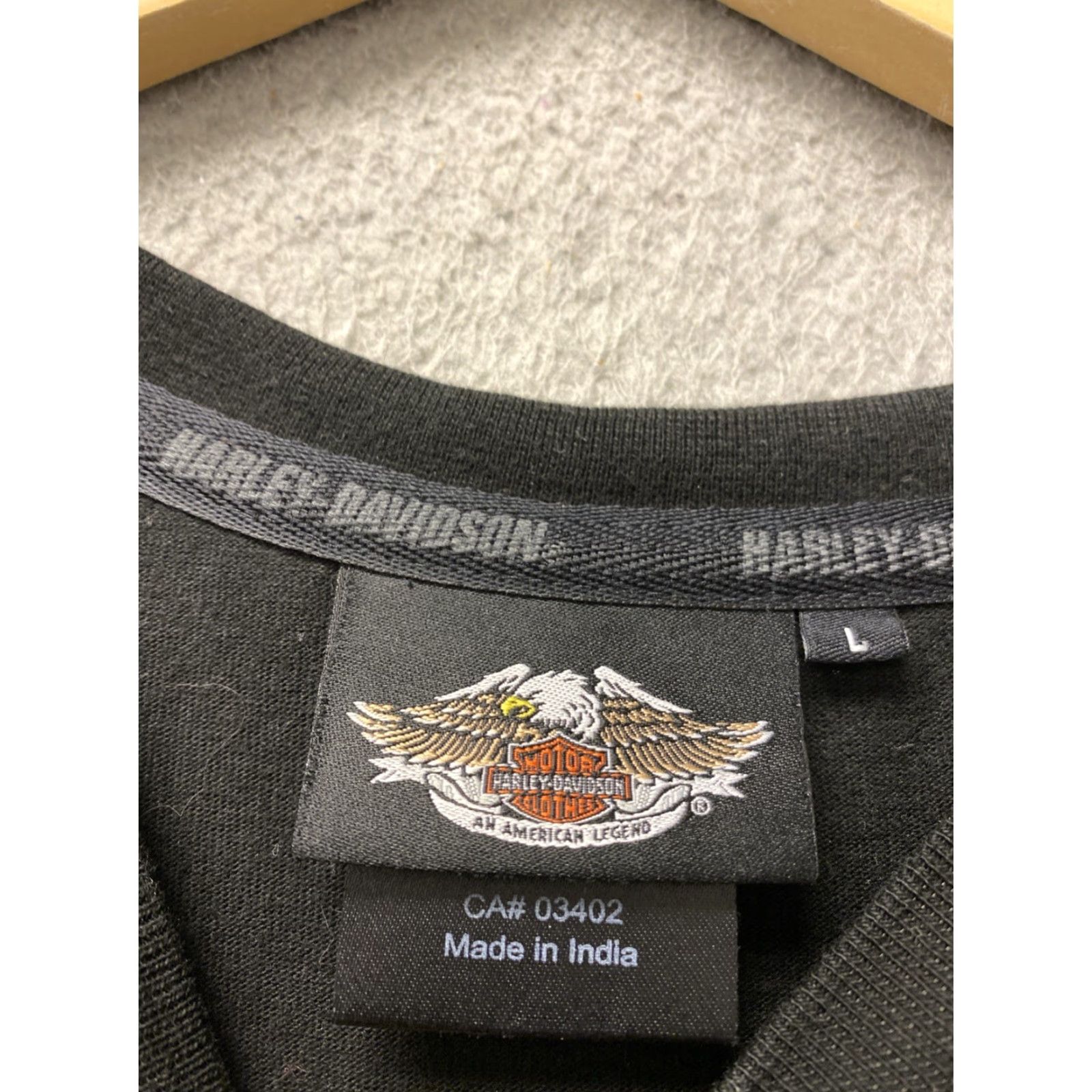 Harley Davidson HARLEY DAVIDSON BAND ARMS PULLOVER MENS L COTTON SWEATER SIZE LARGE SLIM BLACK LOGO VINTAGE 80s BIKER PULLOVER COLLARLESS COLLAR BAND ARMS Mens Size US XL / EU 56 / 4 - 5 Thumbnail