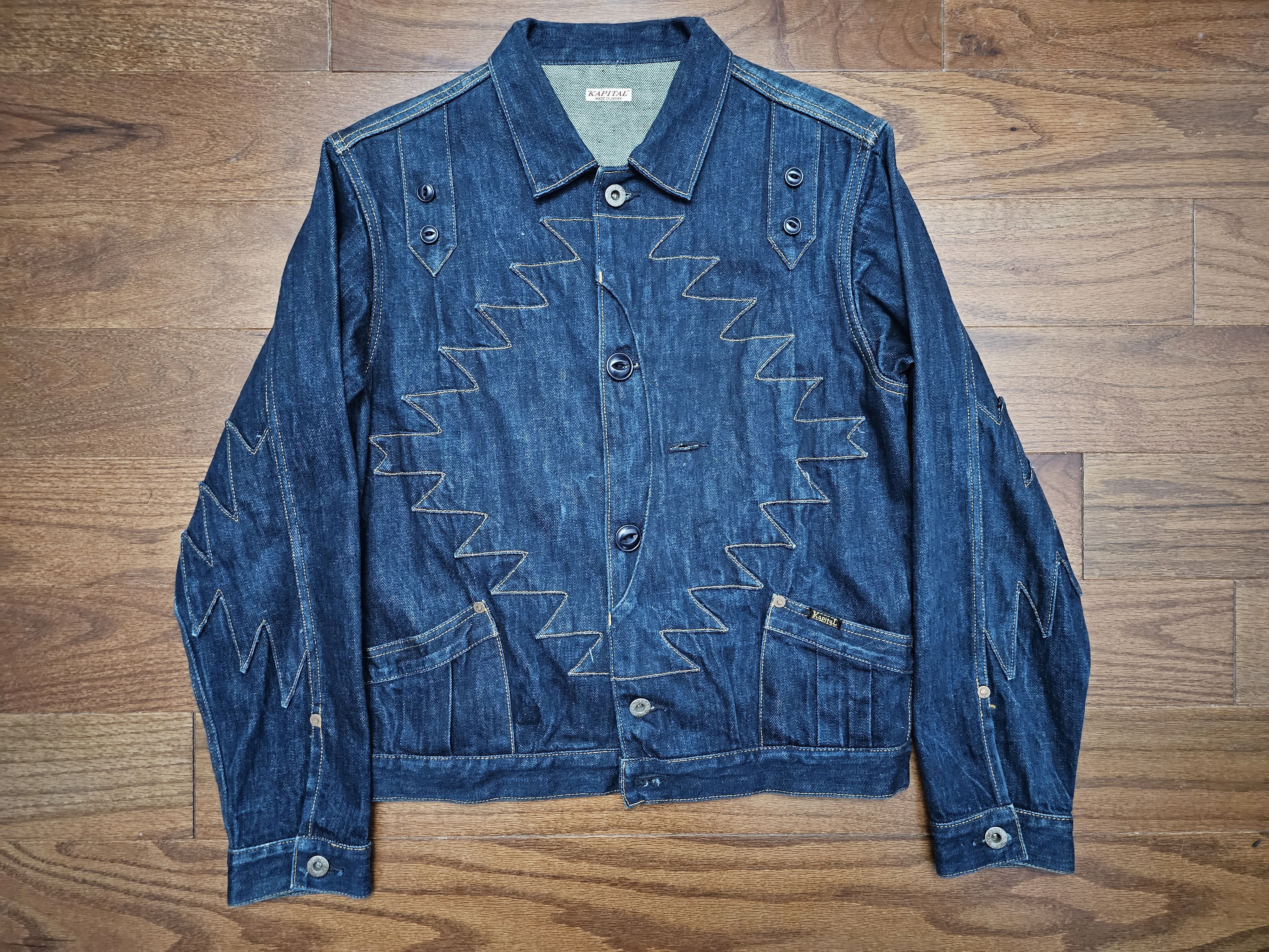 Kapital 🔥Kapital Santo Domingo Thunderbird Denim Jacket | Grailed