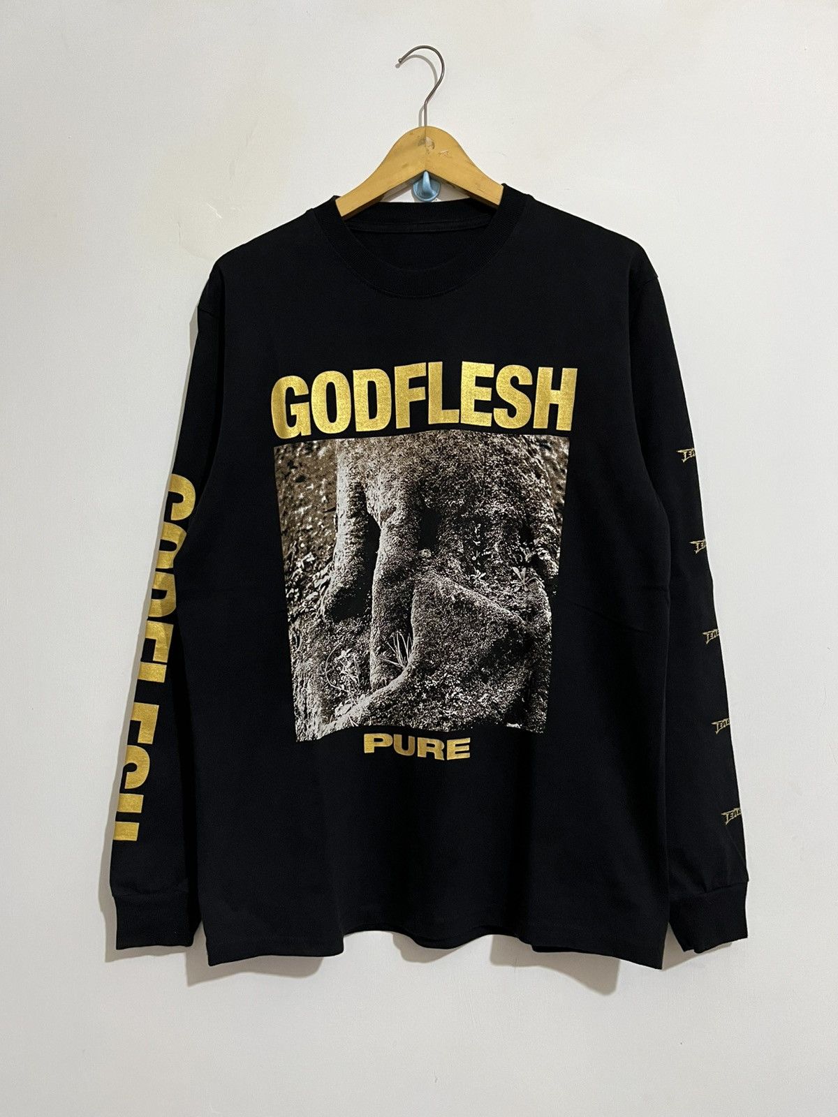 Vintage 1996 GODFLESH LONG SLEEVE TシャツXL 1996 GODFLESH LONG SLEEVE – JERKS™