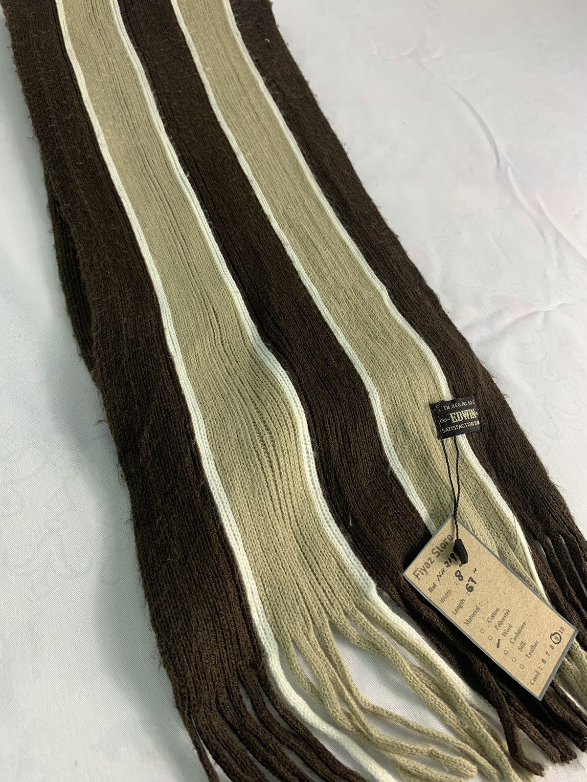 Edwin Edwin Stripped Scarf / Muffler / Neckwear Size ONE SIZE - 5 Thumbnail