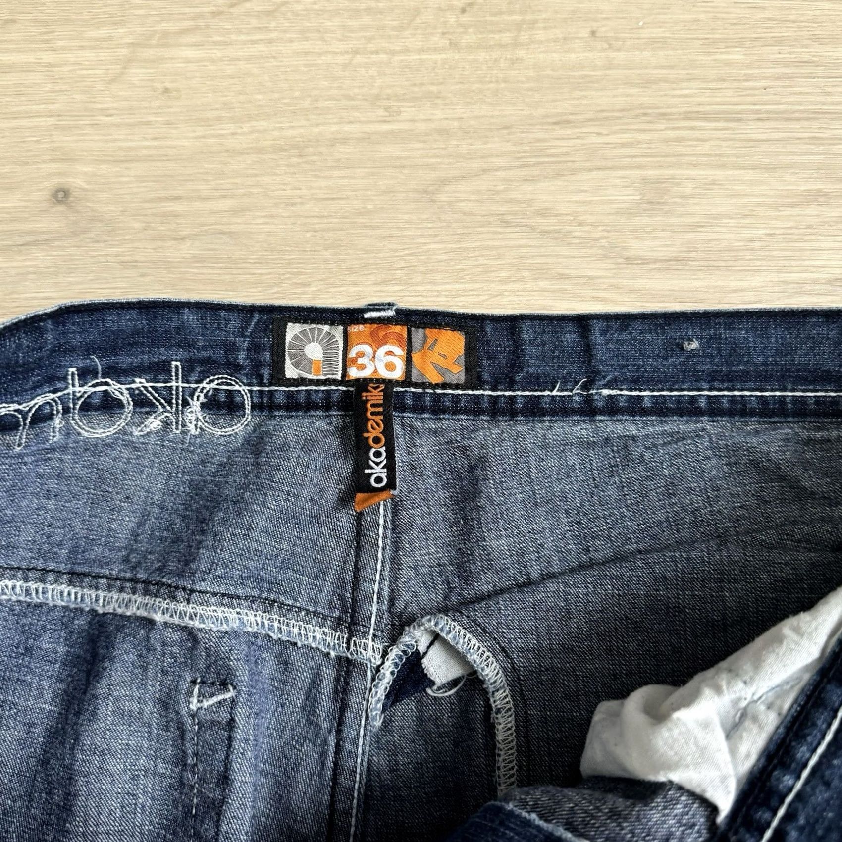 Akademiks VINTAGE Akademiks Baggy Jeans Men 36 Hip Hop Urban Blue 36x32 Size US 36 / EU 52 - 6 Thumbnail