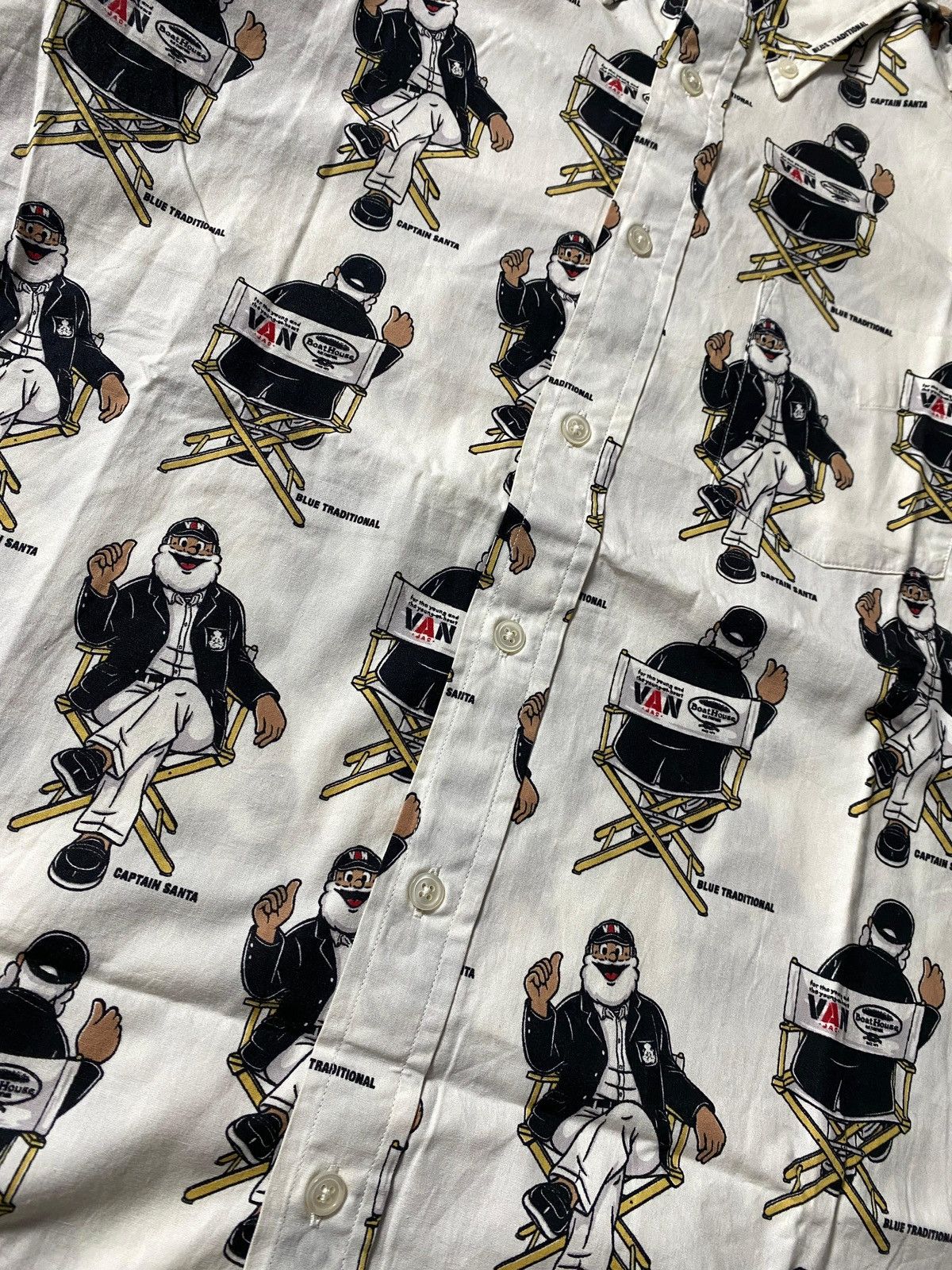 Japanese Brand VAN JACxBoat House shirt full print japan Size US M / EU 48-50 / 2 - 3 Thumbnail