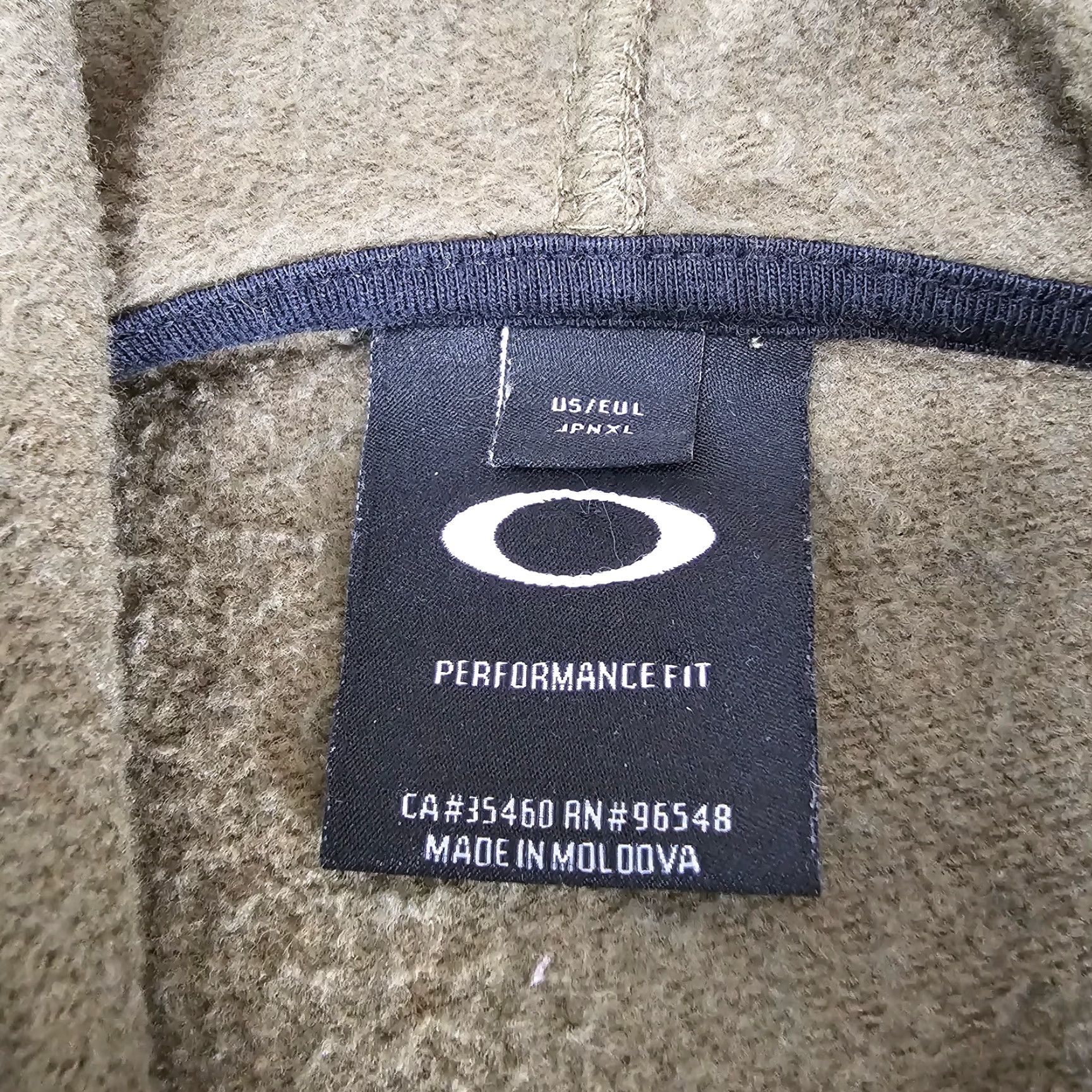 Oakley Oakley Hoodie Mens Large Olive Performance Fit Full Zip Knit Sweatshirt Size US L / EU 52-54 / 3 - 3 Thumbnail