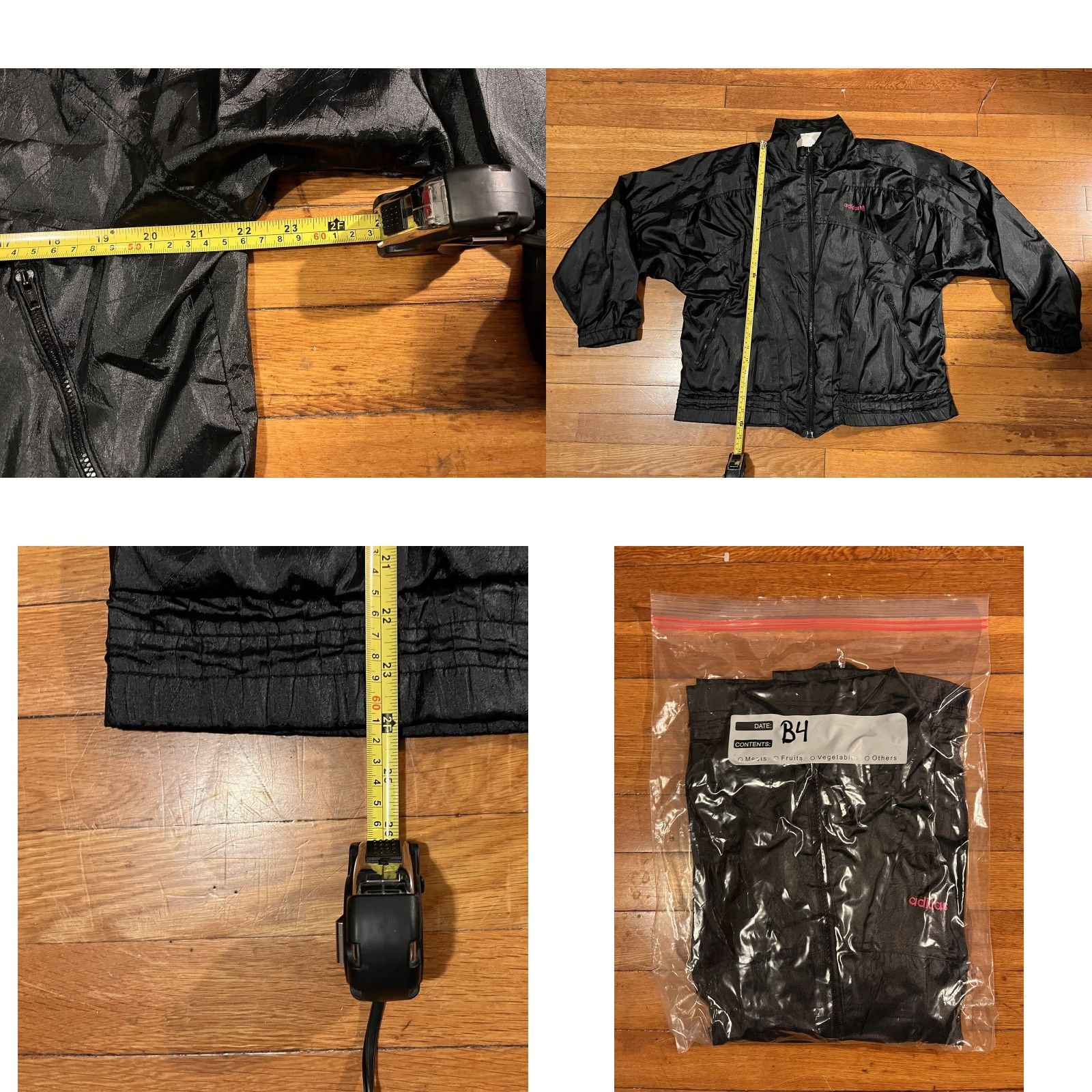 Adidas VINTAGE adidas Track Jacket Women’s M Black Pink Trefoil Jacket Size M / US 6-8 / IT 42-44 - 9 Thumbnail