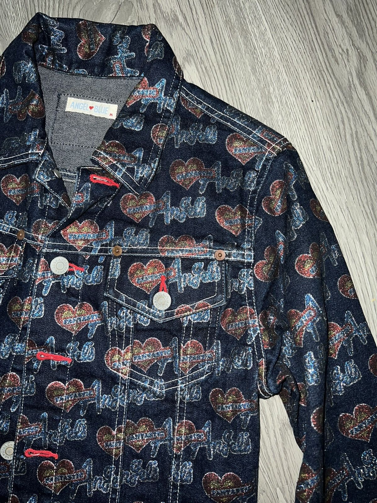 Angel Blue Angel Blue Y2k glitter denim jacket 💙♥️ Size M / US 6-8 / IT 42-44 - 9 Thumbnail
