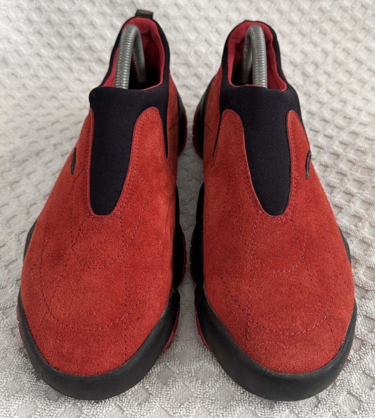 Oakley Vintage Y2K Oakley Flesh Shoes Red Suede Size 9 Bottlecap Size US 9 / EU 42 - 3 Thumbnail
