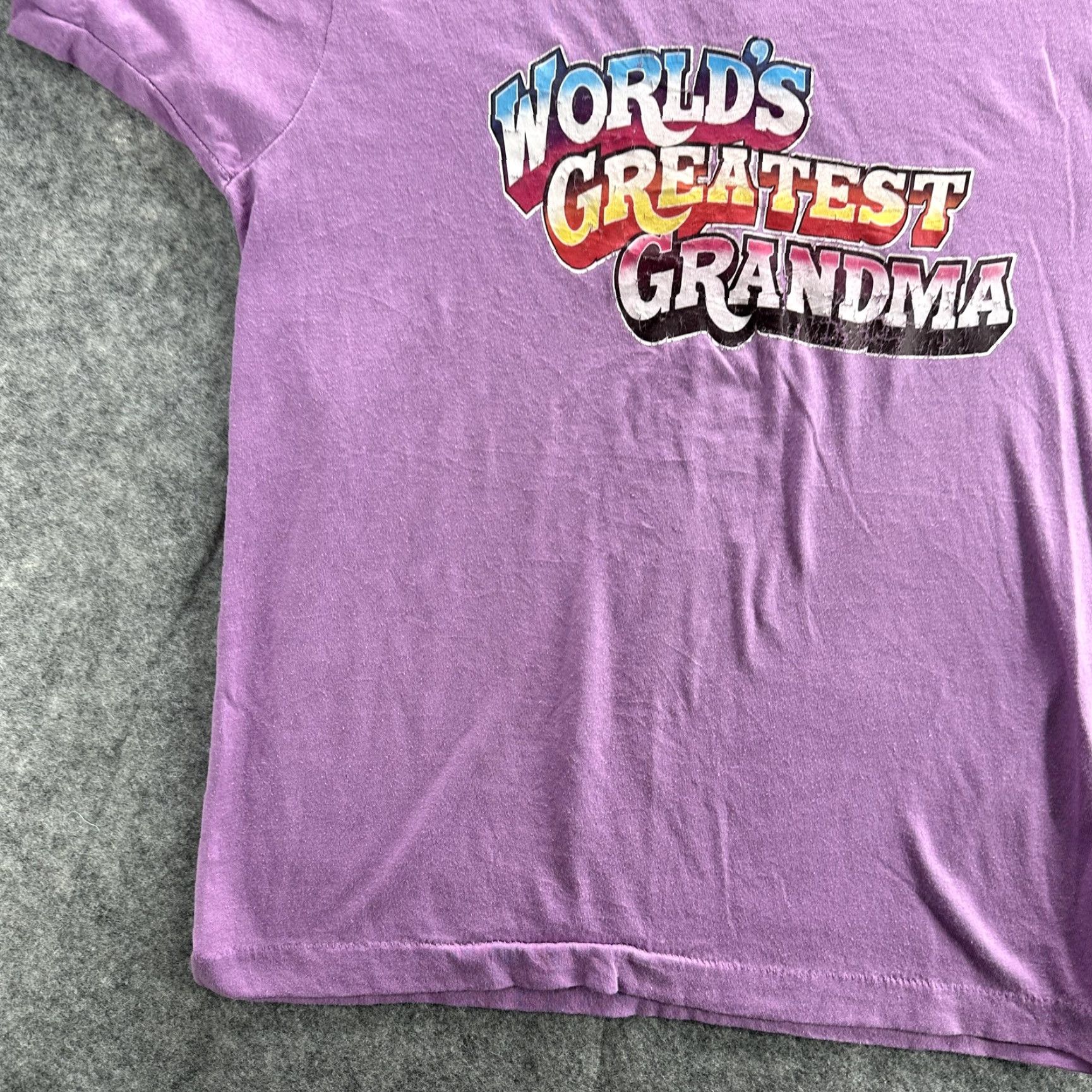 Vintage VINTAGE Worlds Greatest Grandma Shirt Womens Medium Graphic Tee Made USA 90s Size M / US 6-8 / IT 42-44 - 4 Thumbnail