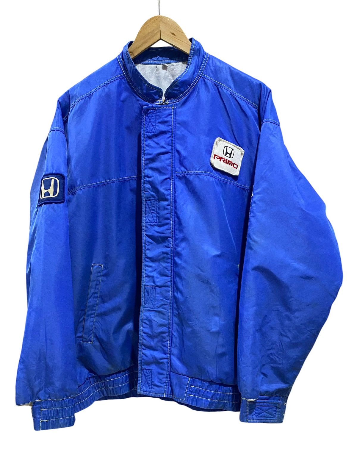 Honda Vintage 90s Honda Primo Team Bomber Jacket Size US XXL / EU 58 / 5 - 1 Thumbnail