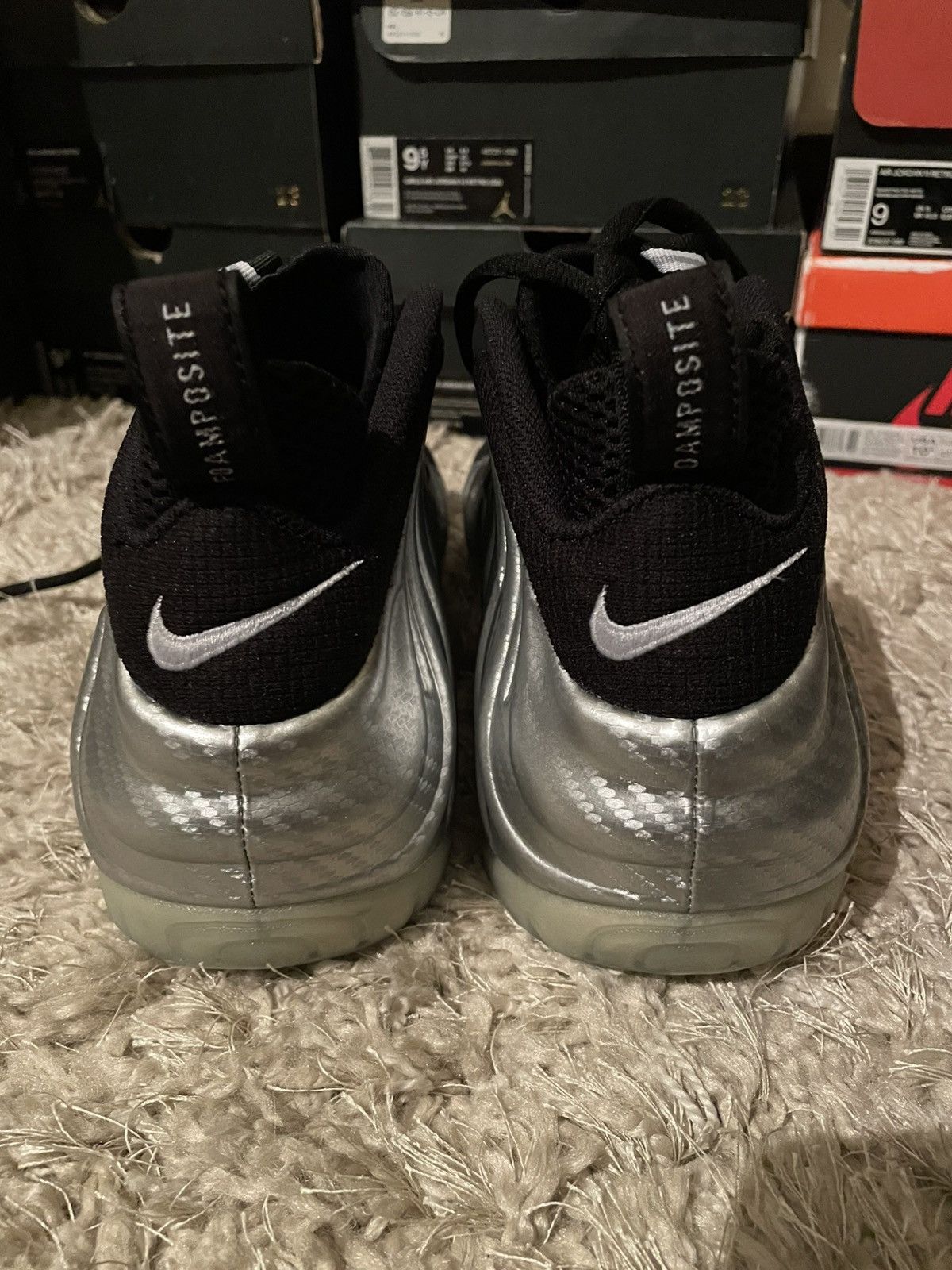 Nike Nike Air Foamposite Pro Silver Surfer Size US 10 / EU 43 - 6 Thumbnail